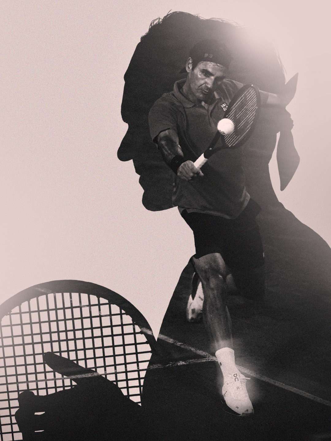 Roger Federer sports Art galerie Jean Denis Walter Paris Loic Wacziak