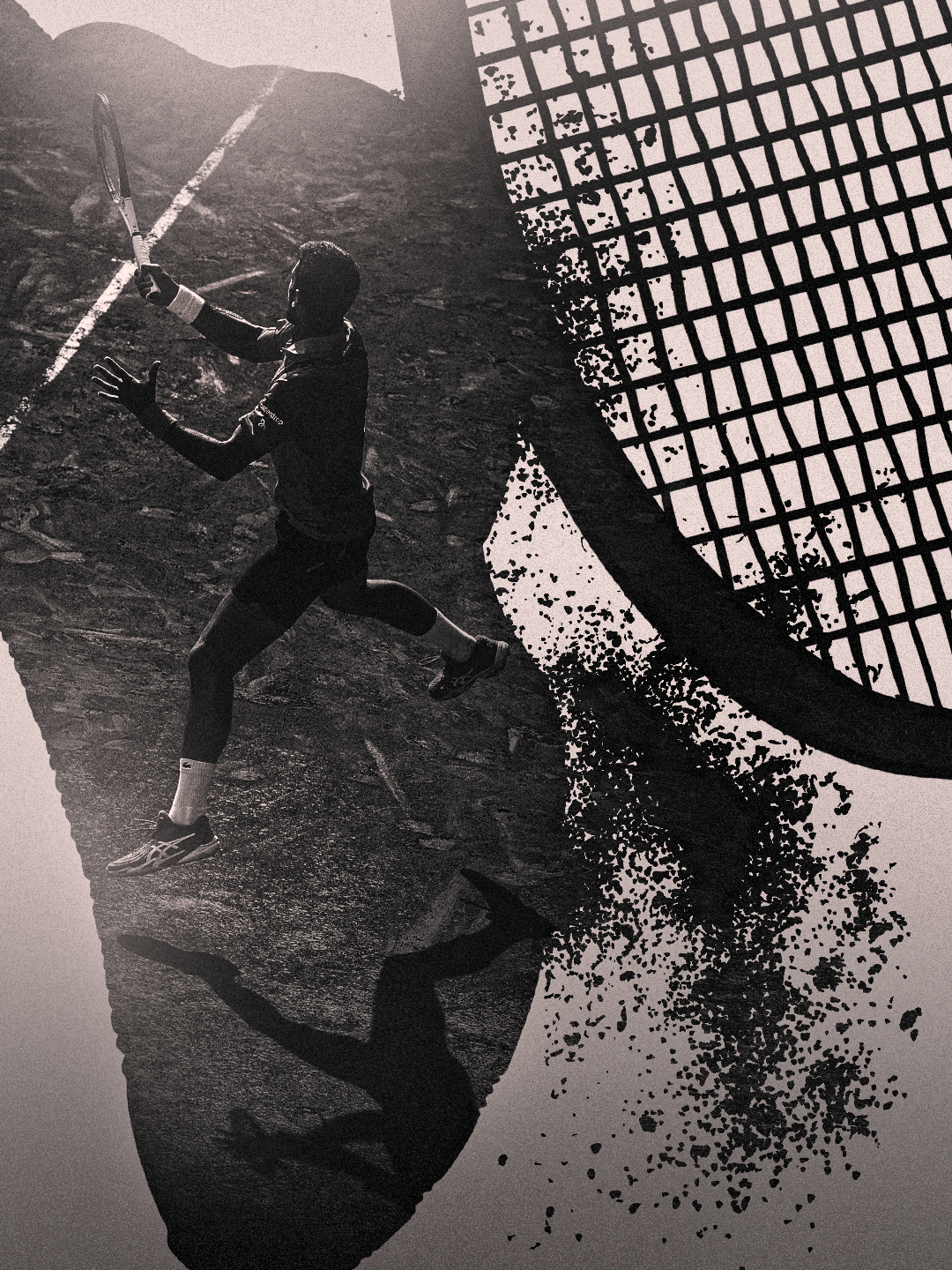 Novak Djokovic sports Art galerie Jean Denis Walter Paris Loic Wacziak