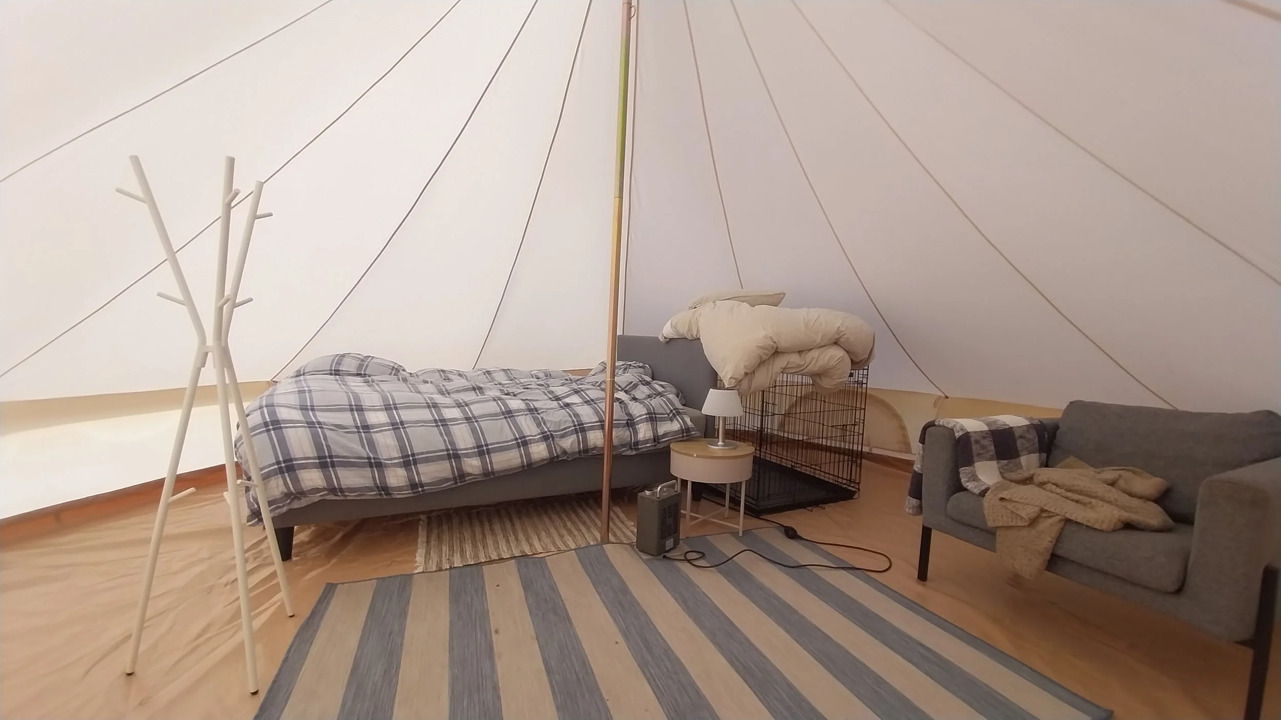 Luksuriøst teltliv i glampingteltene