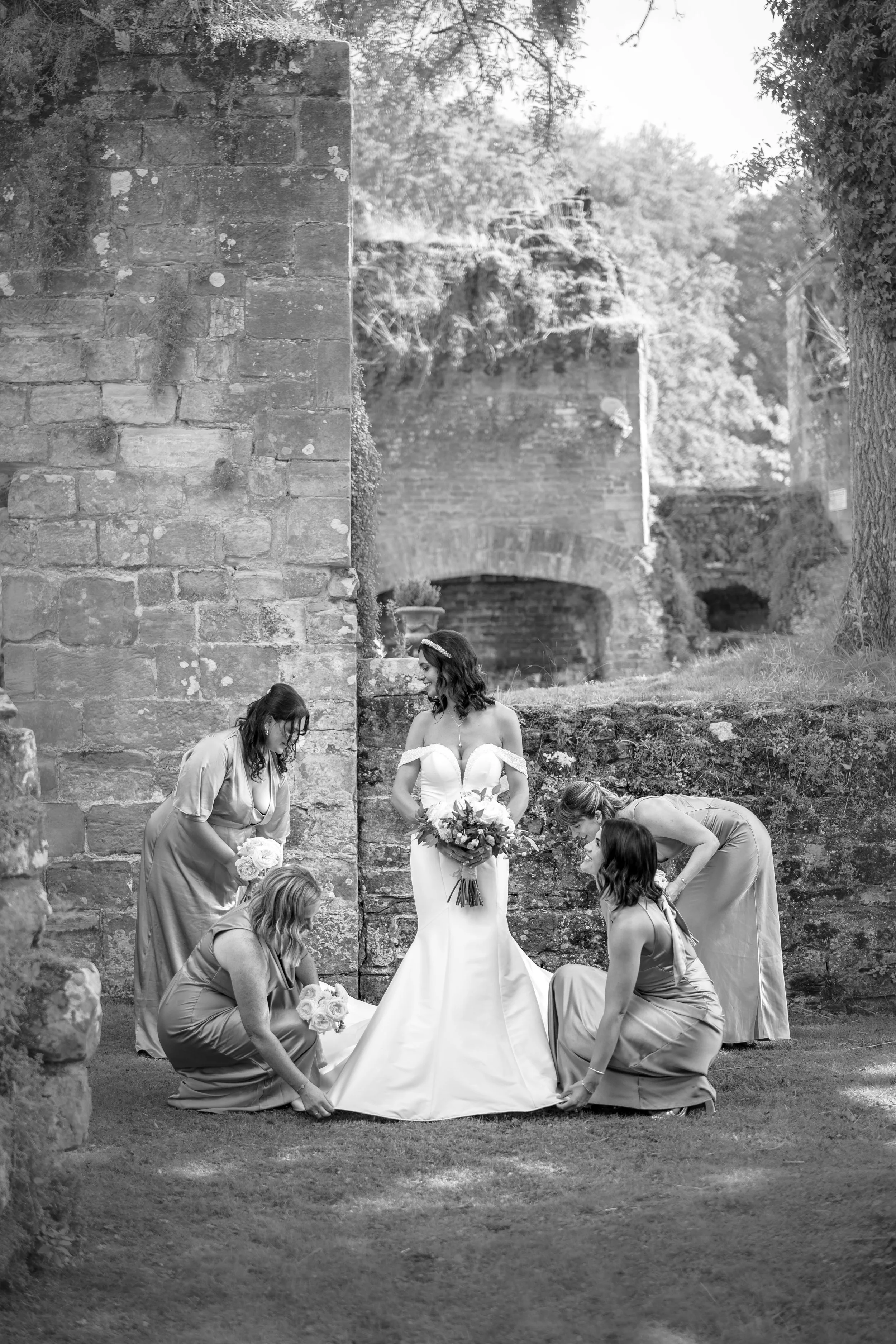 Wedding photography bridal portraits by west sussex and uk based wedding photographer