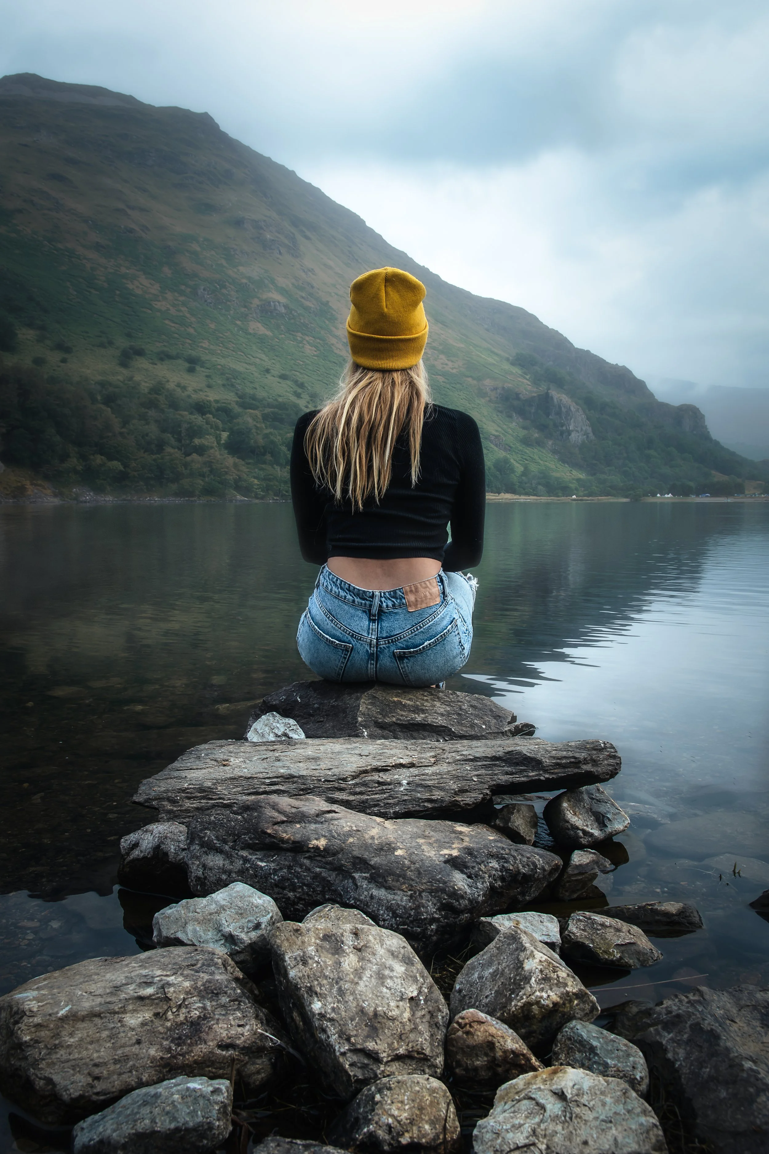 Outdoor brand photography shoot int he mountains with west sussex and uk based photographer.