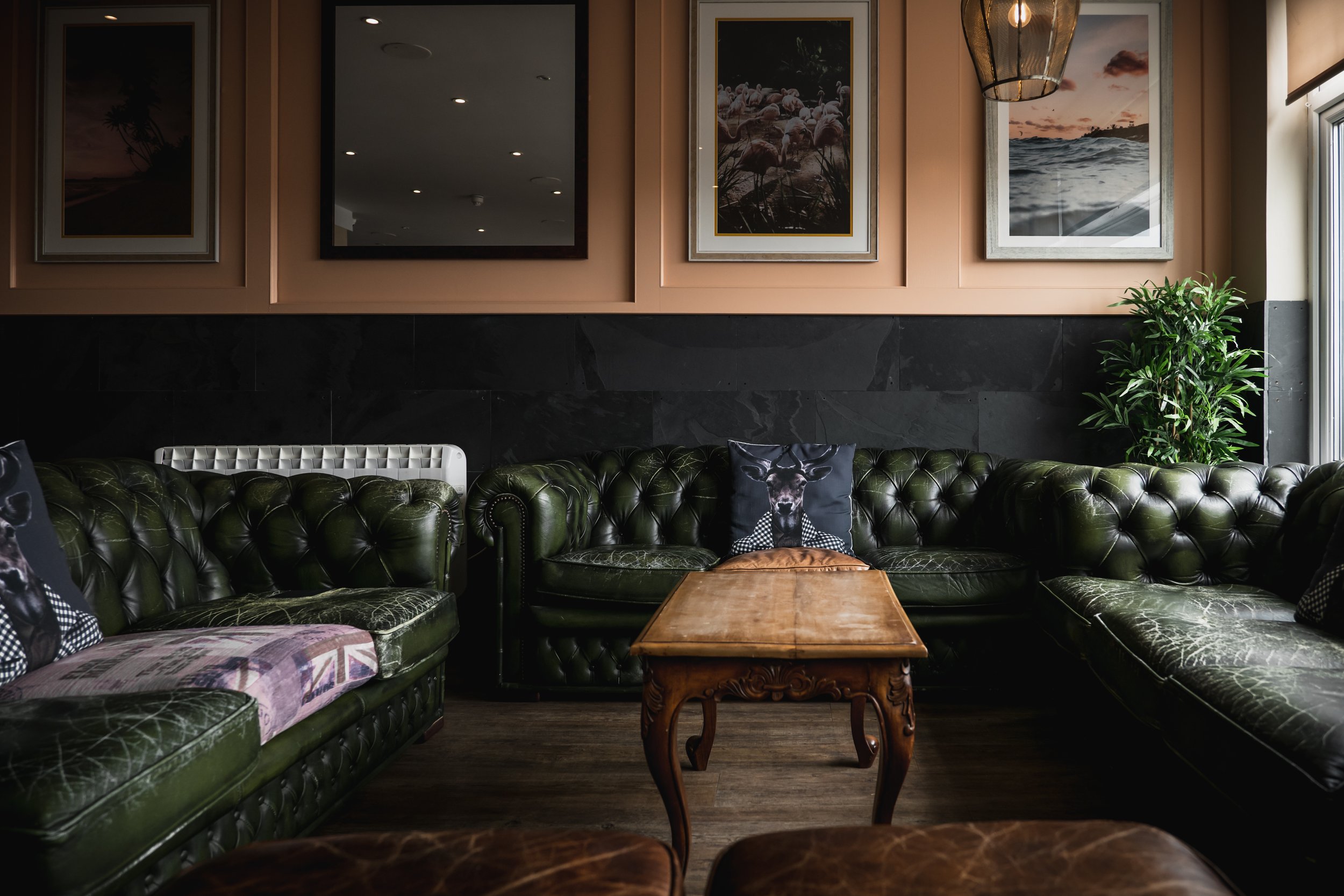 Hospitality photography showing the beautiful interior of luxury boutique hotels by West Sussex and uk based photographer