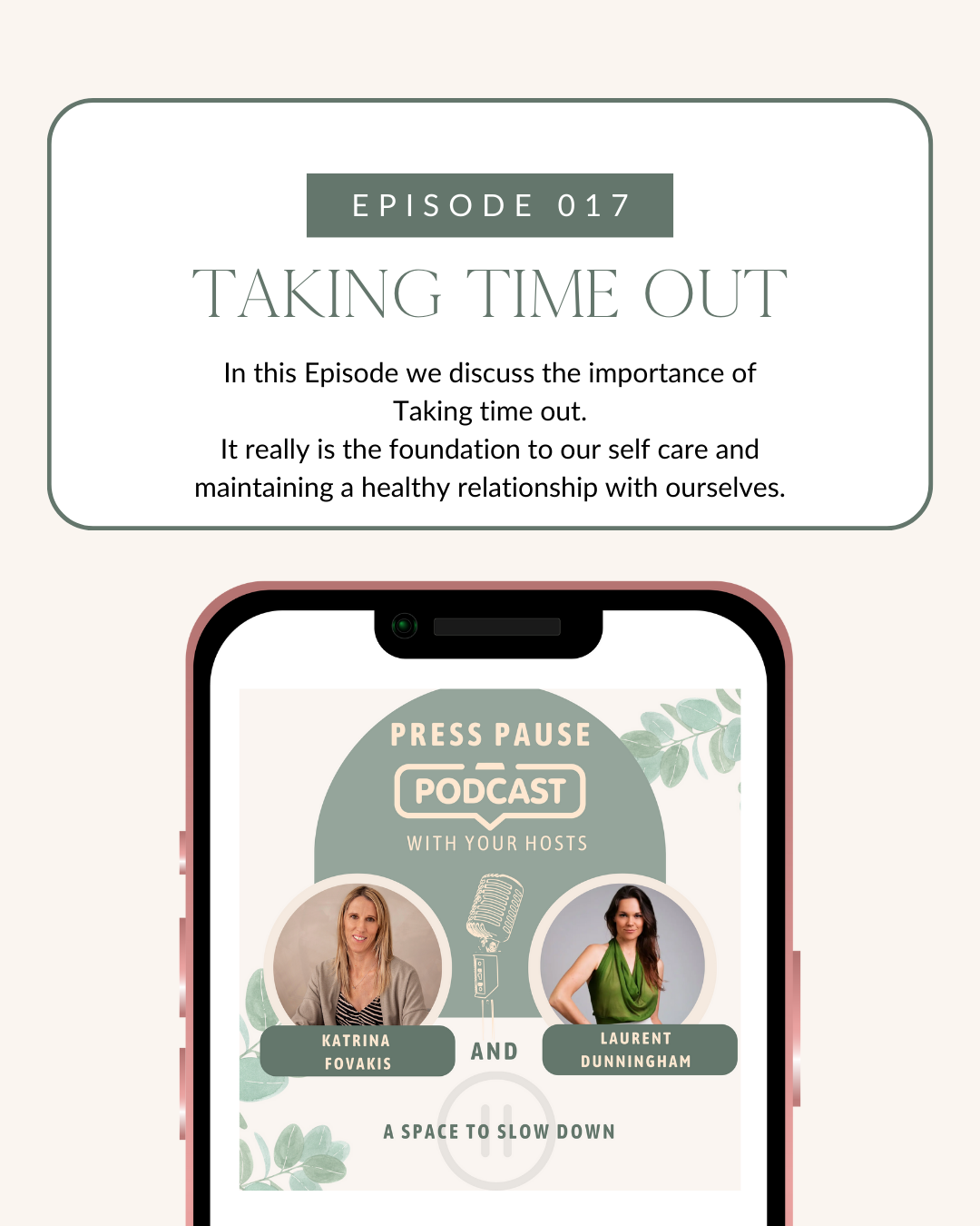 Ep 17: Taking Time Out