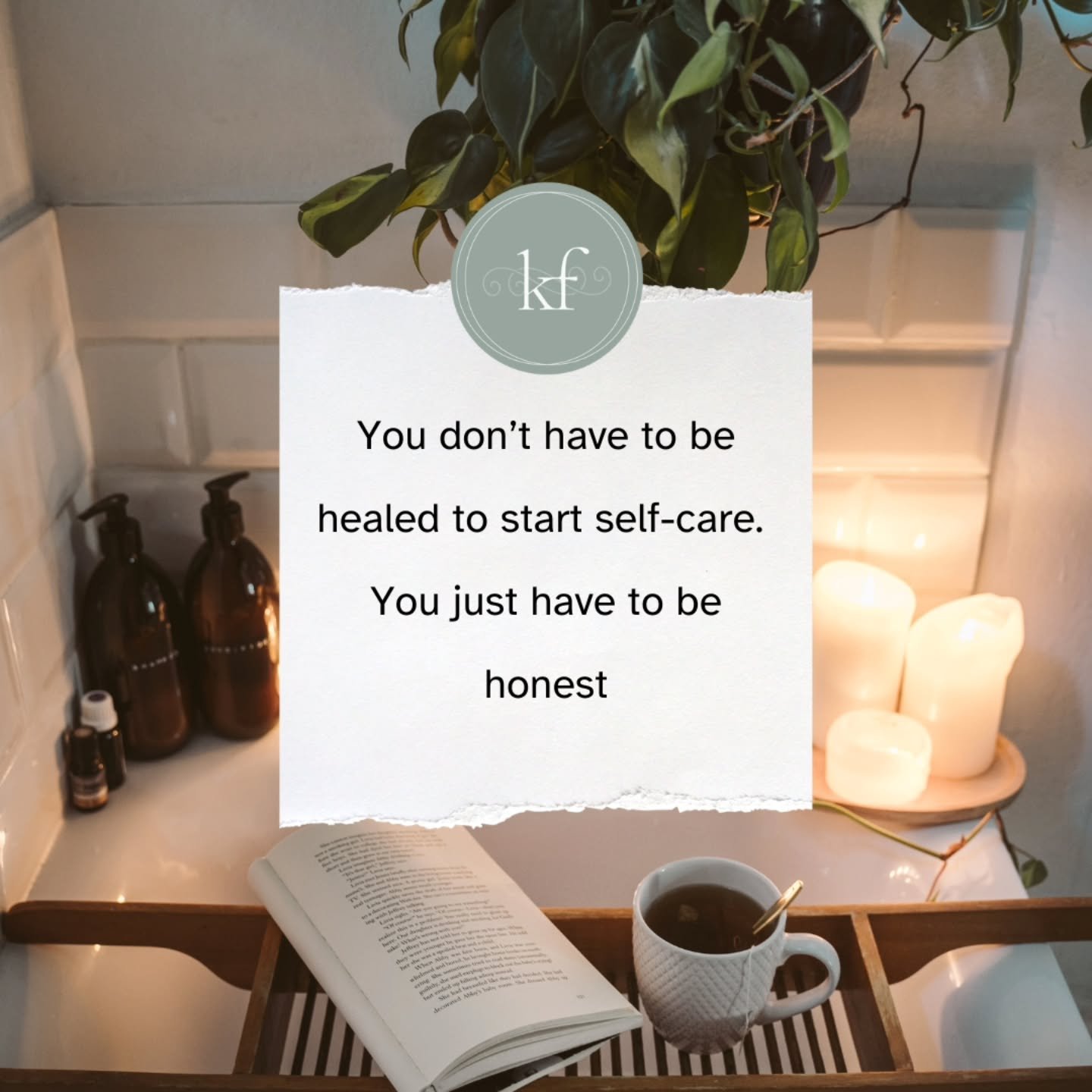 You just have to be honest&mdash;with yourself.

Honest about how you feel.
Honest about what hurts.
Honest about what you&rsquo;ve been avoiding.

Because healing begins when you stop pretending you're fine and start acknowledging what&rsquo;s real.