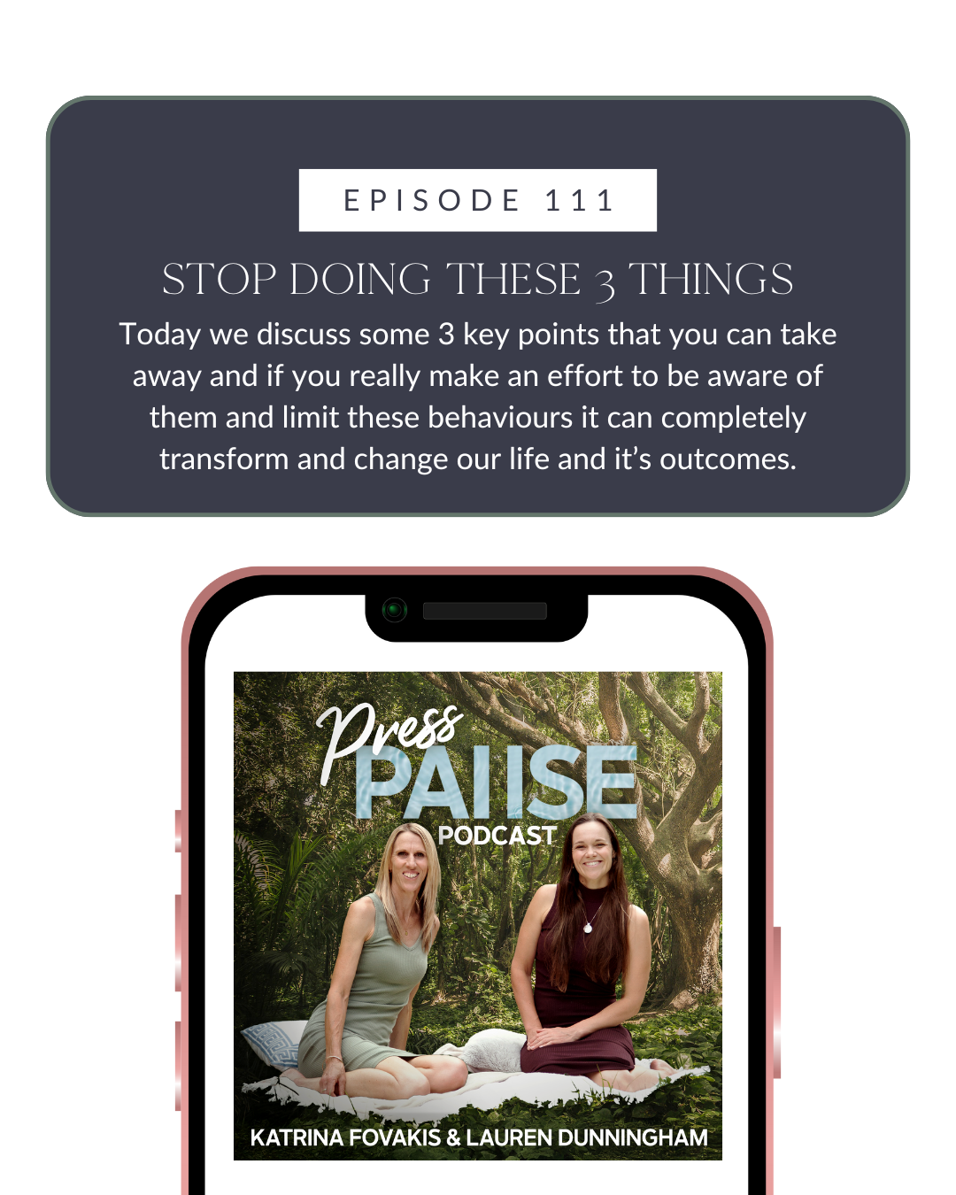 Ep 111: Stop Doing These 3 Things
