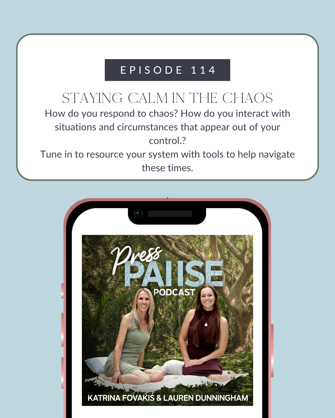 Ep 114: Staying Calm in the Chaos