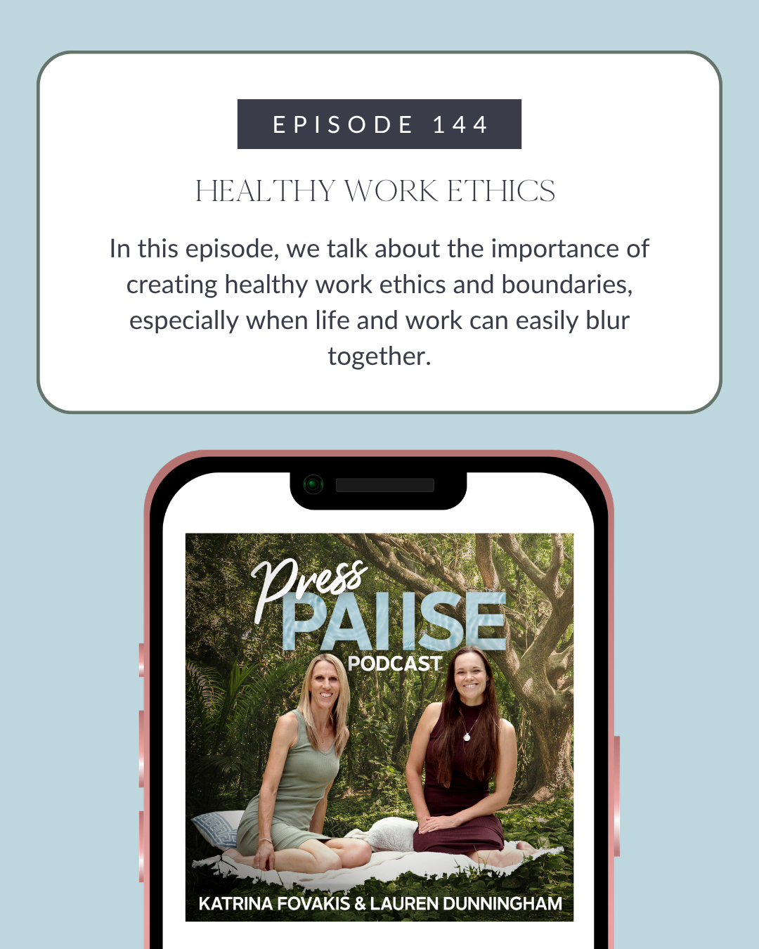 Ep 144: Healthy Work Ethics