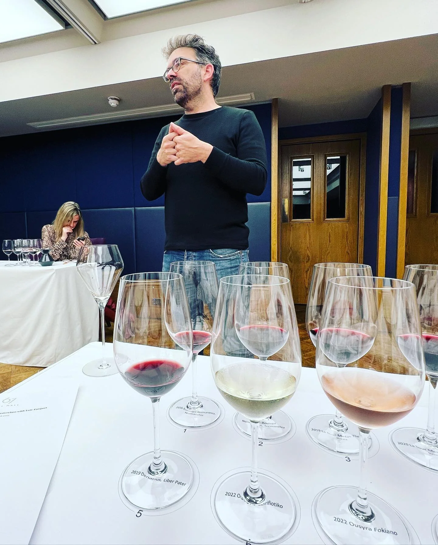The Francs de Pied Association Masterclass with Lo&iuml;c Pasquet at 67 Pall Mall | A fascinating tasting last week lead by Liber Pater&rsquo;s Lo&iuml;c Pasquet on Francs de Pieds wines | Francs de Pieds is the French expression for non-grafted vine