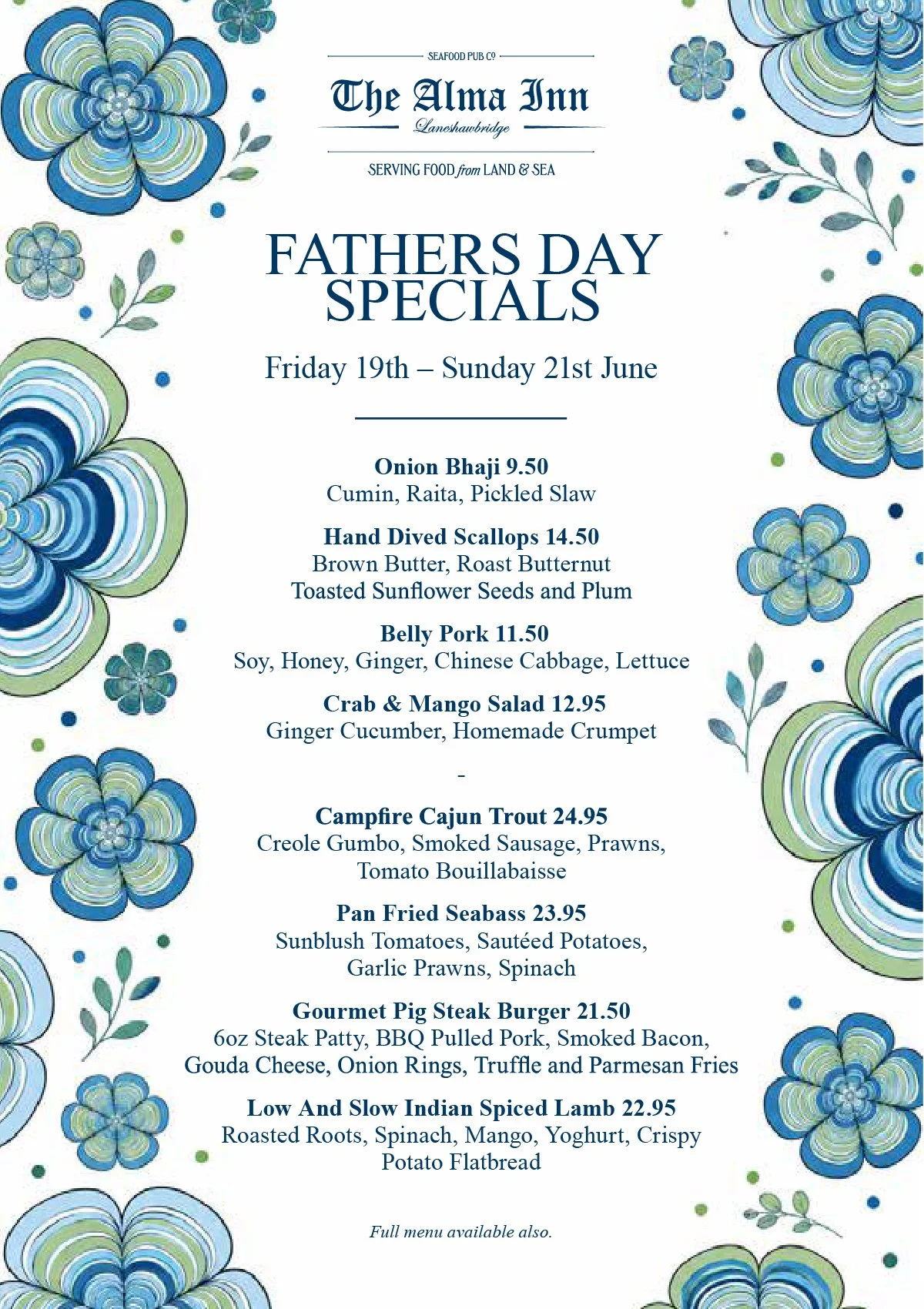 Fathers Day Specials 