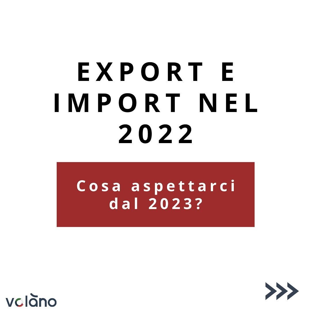 Quali sono le previsioni 2023 su import ed export? 
 
Noi di Vol&agrave;no ne abbiamo fatto una MISSIONE! 💥

👉🏻Clicca sul link in bio per scoprire di pi&ugrave; e unisciti a Vol&agrave;no.

#sviluppoeconomico #madeinitaly #export #internazionalizz