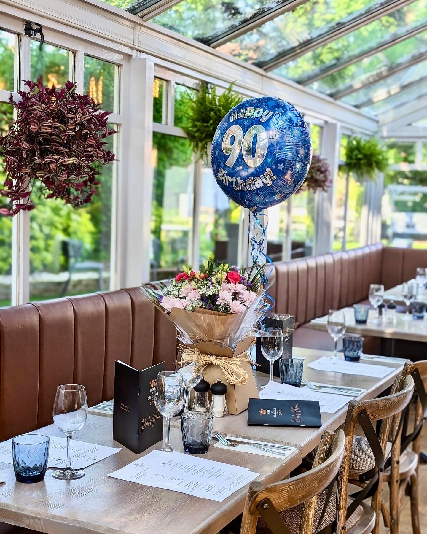 Our conservatory is the perfect place for a special day or celebration! If you&rsquo;re planning one in the near future, give us a call on 020 3005 4777 and we can book a space for you🍽️🍸🎂