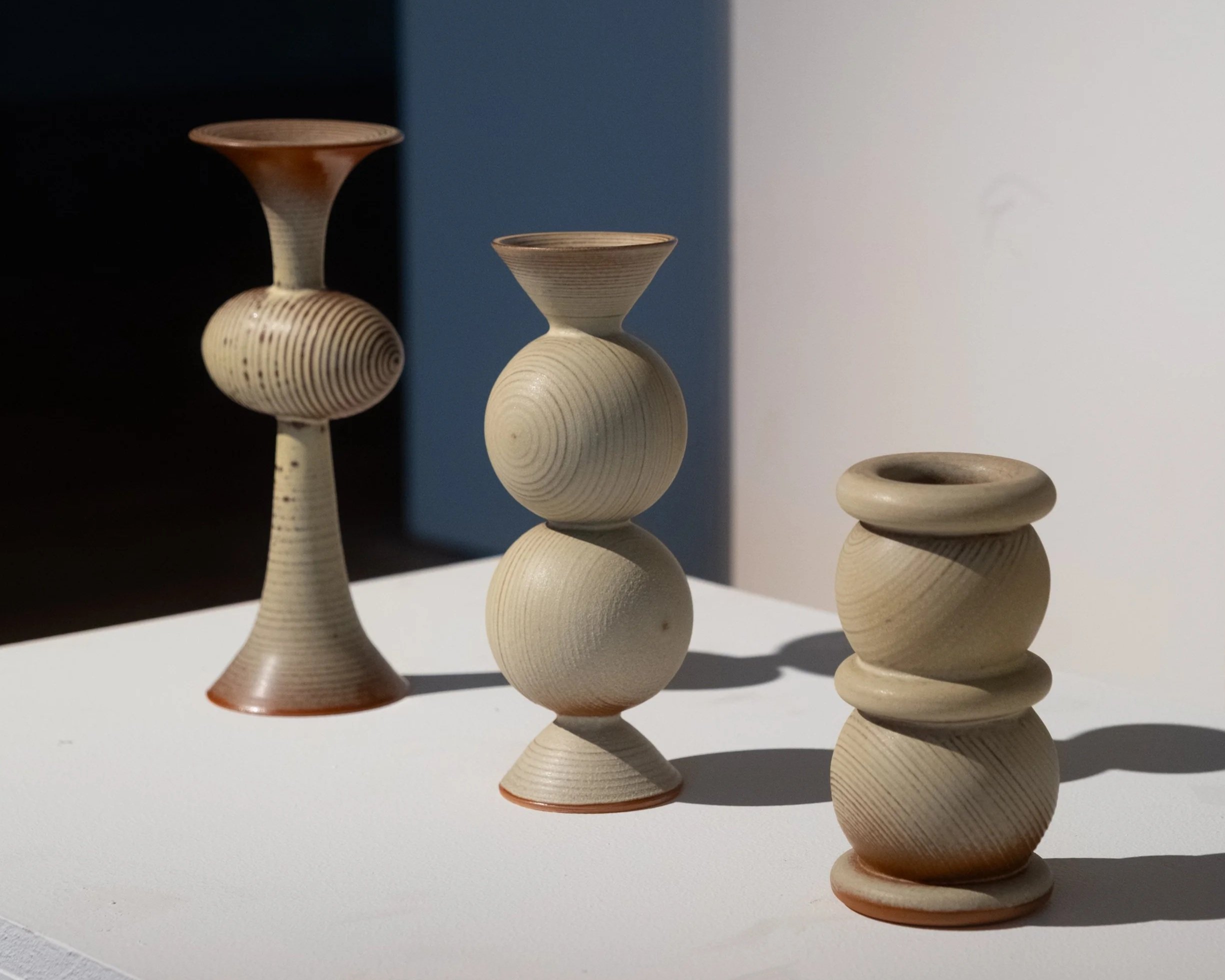 Collection of ceramics made by Claudia Surrage in Jingdezhen