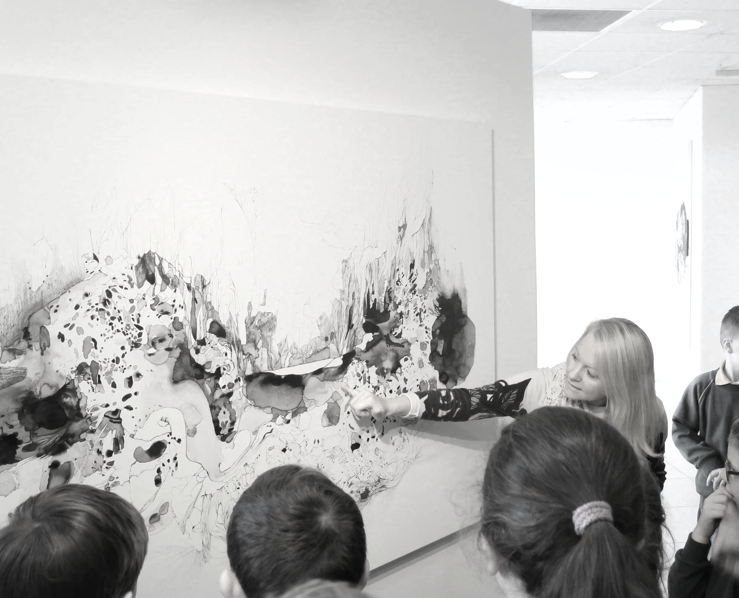 Artist talk, photograph courtesy of Draiocht 