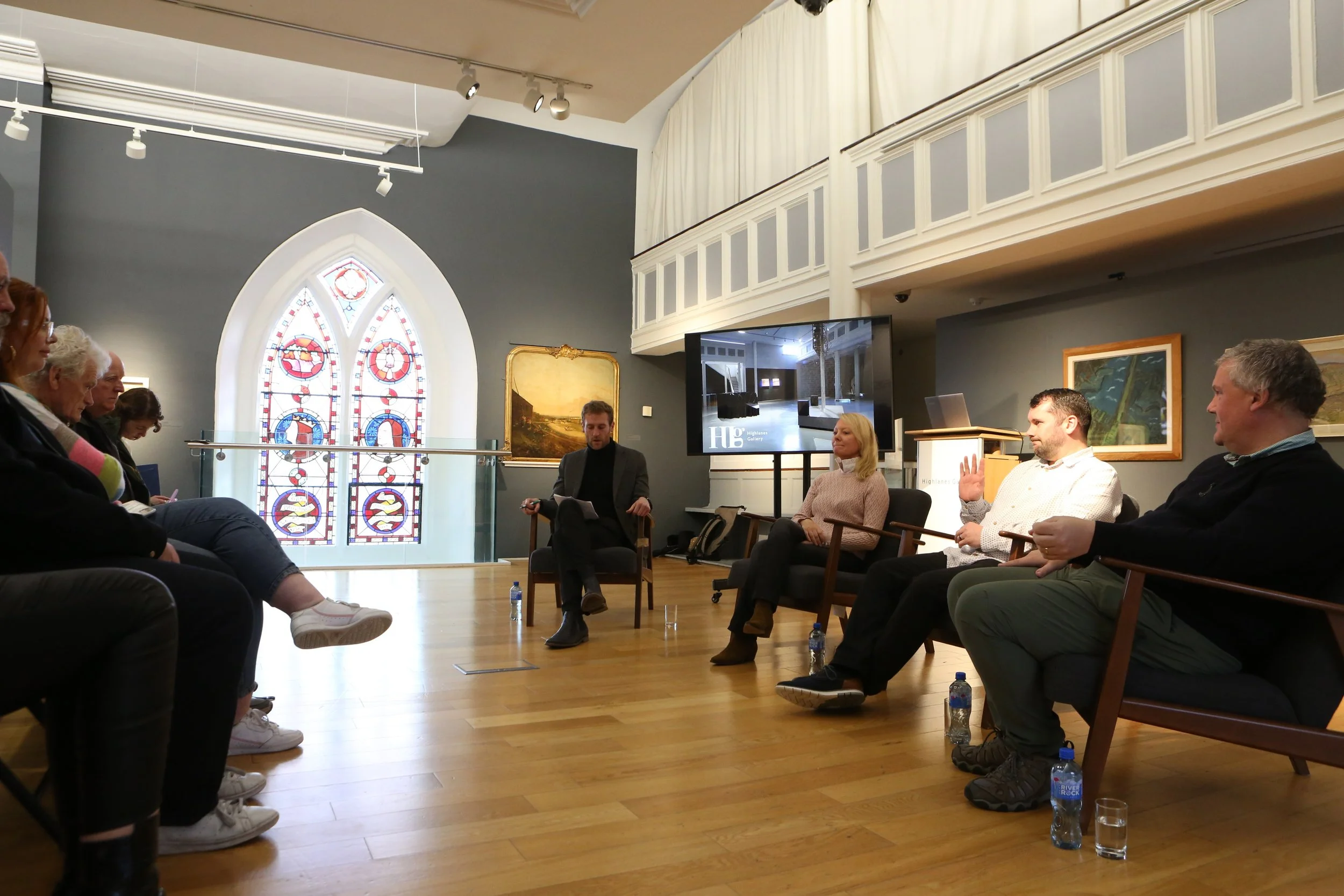 Eoghan taking a question.JPG