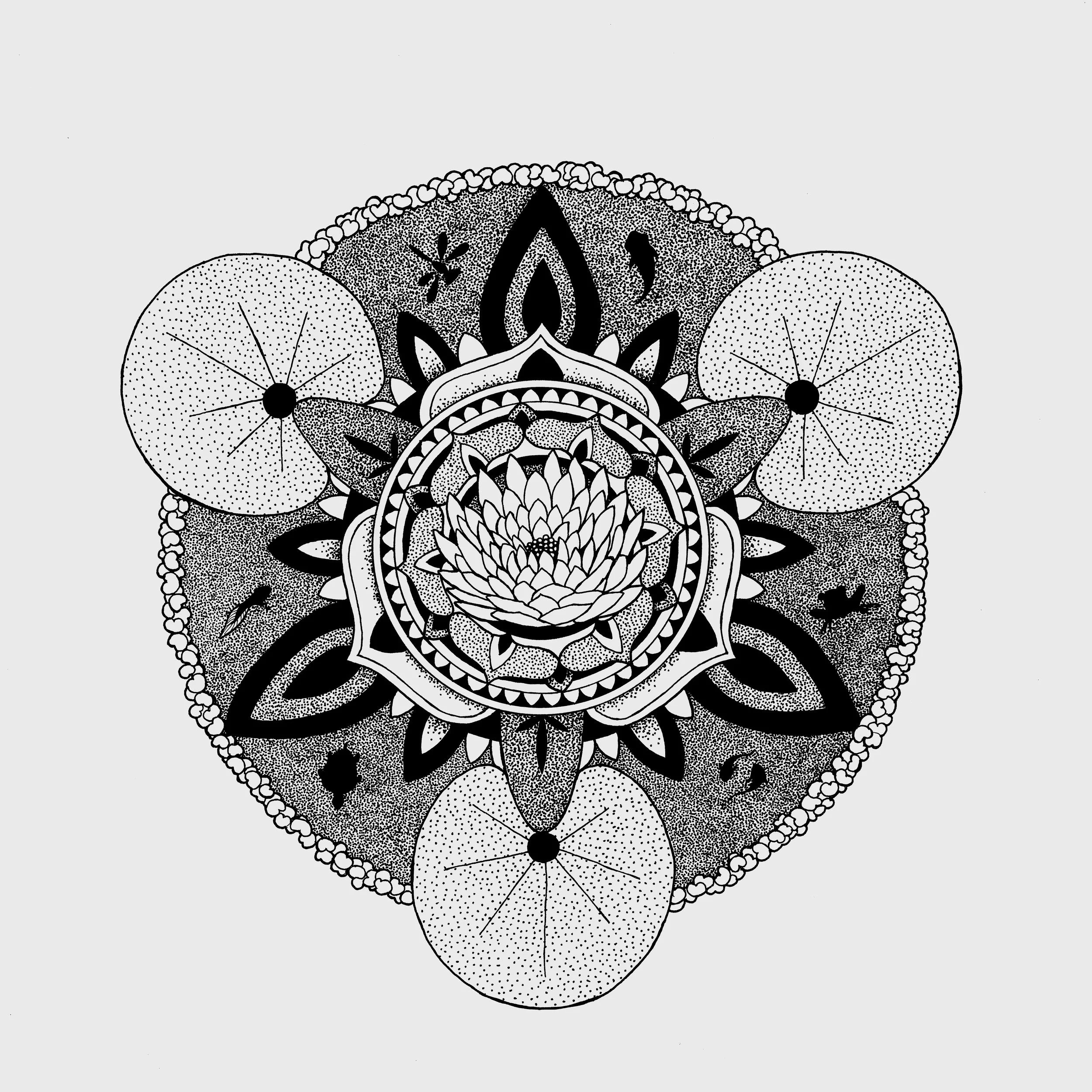 Lotus Pond Mandala
