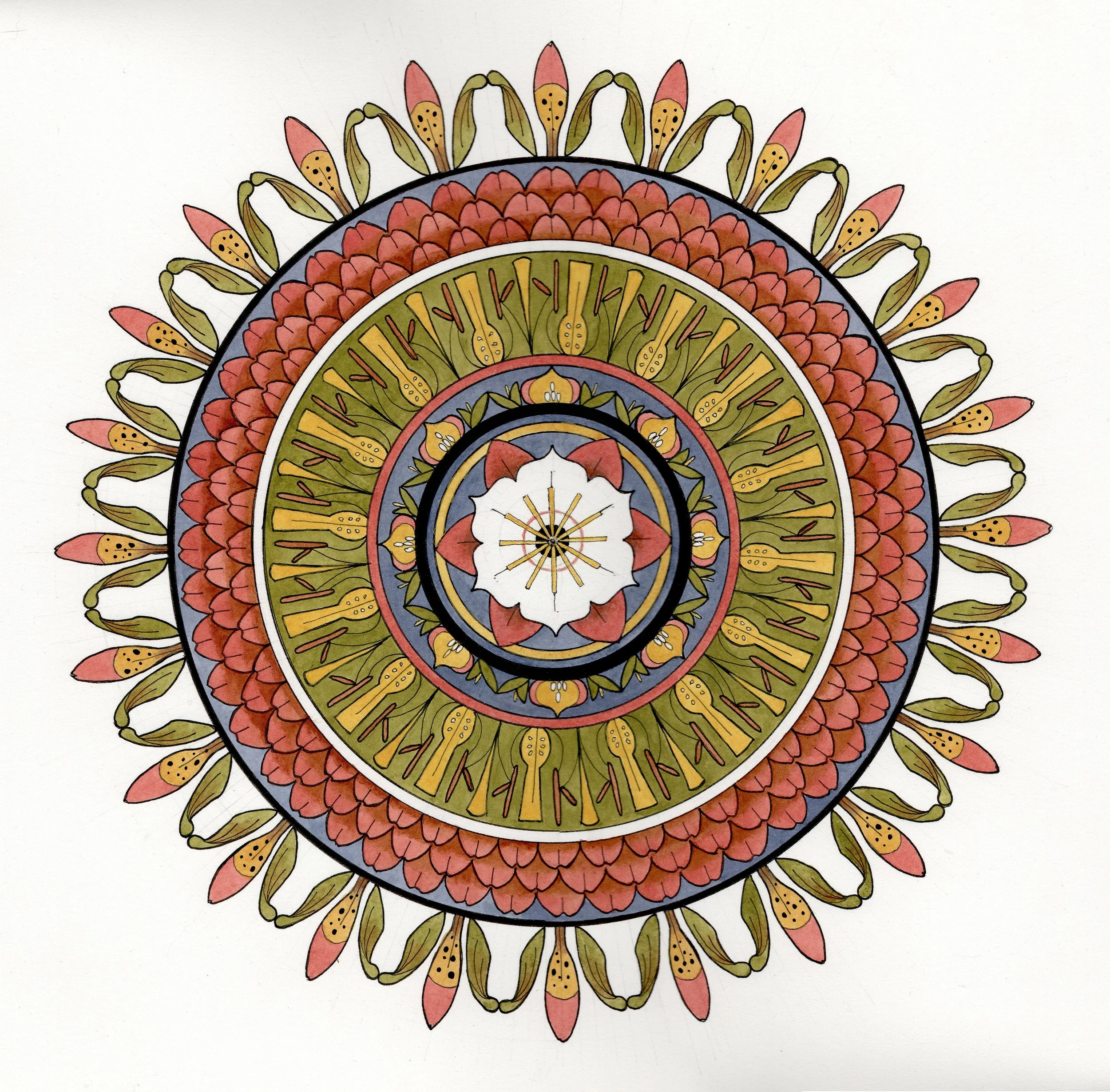 Botanical Mandala