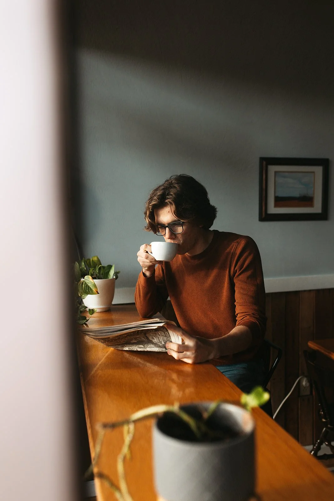coffee shop branding photo