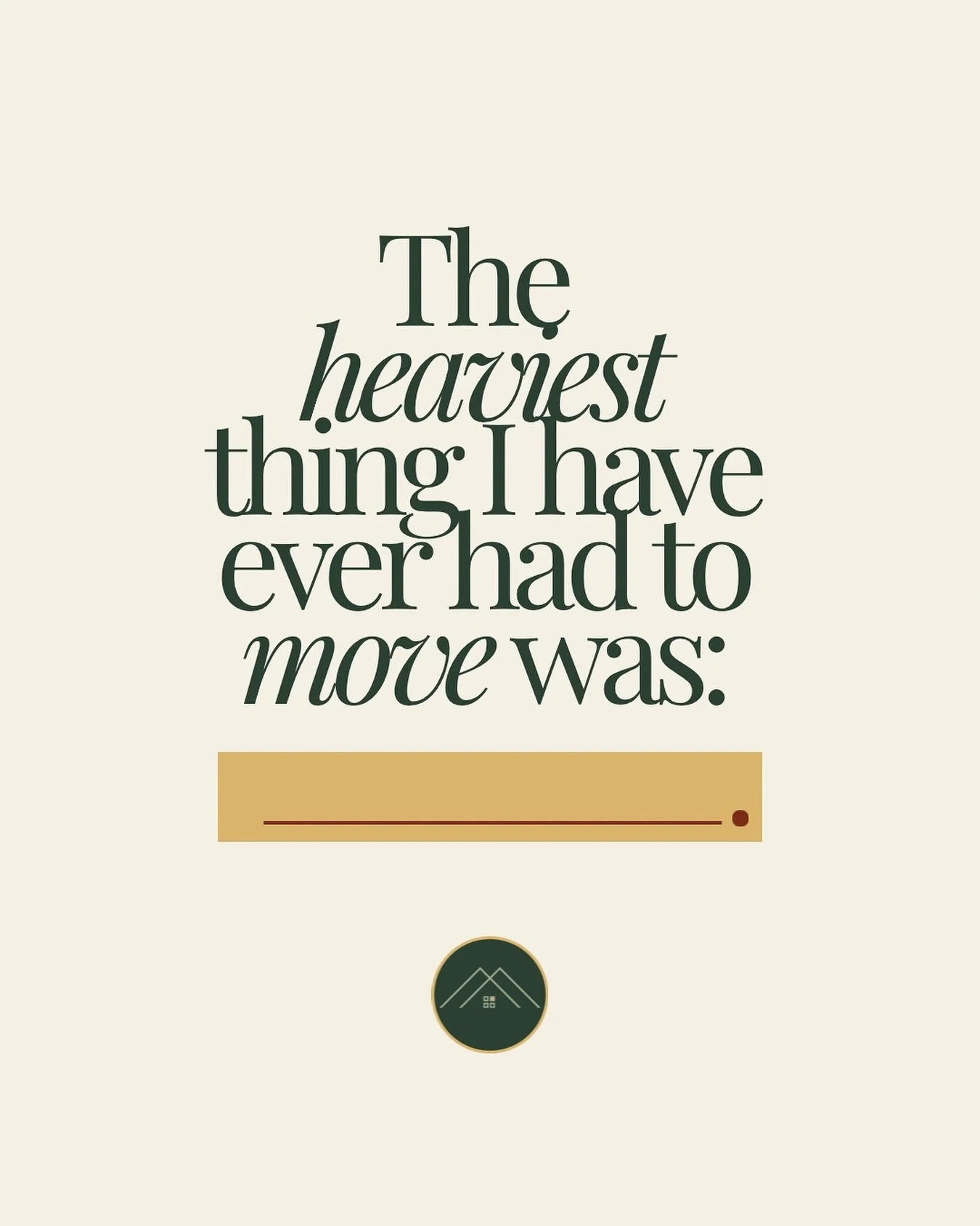 Go on ➡️ fill in the blank! 💪 The heaviest thing I&rsquo;ve ever had to move was ______.
We&rsquo;ve seen everything from safes to moose heads to couches that clearly weren&rsquo;t designed for Maine staircases. Bonus points if you moved it up from 