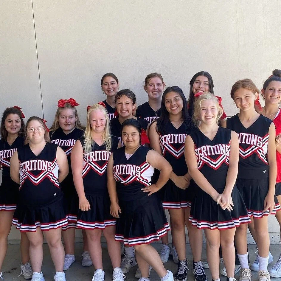 @tritonsparkle looking sharp for game day in their @varsityfashions uniforms! ❤️🖤