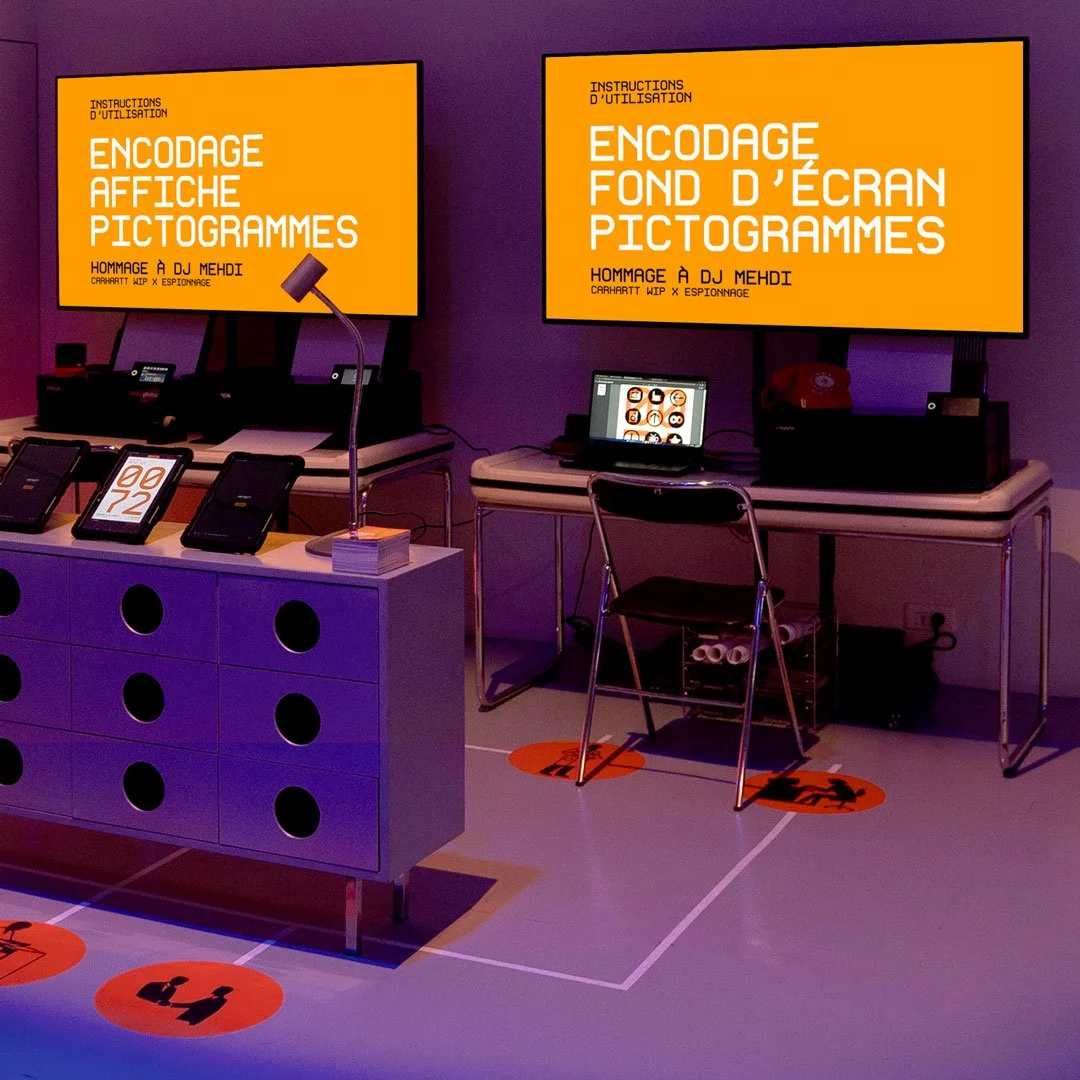 DJ Mehdi x Espionnage x  Carhartt WIP • Generative installation