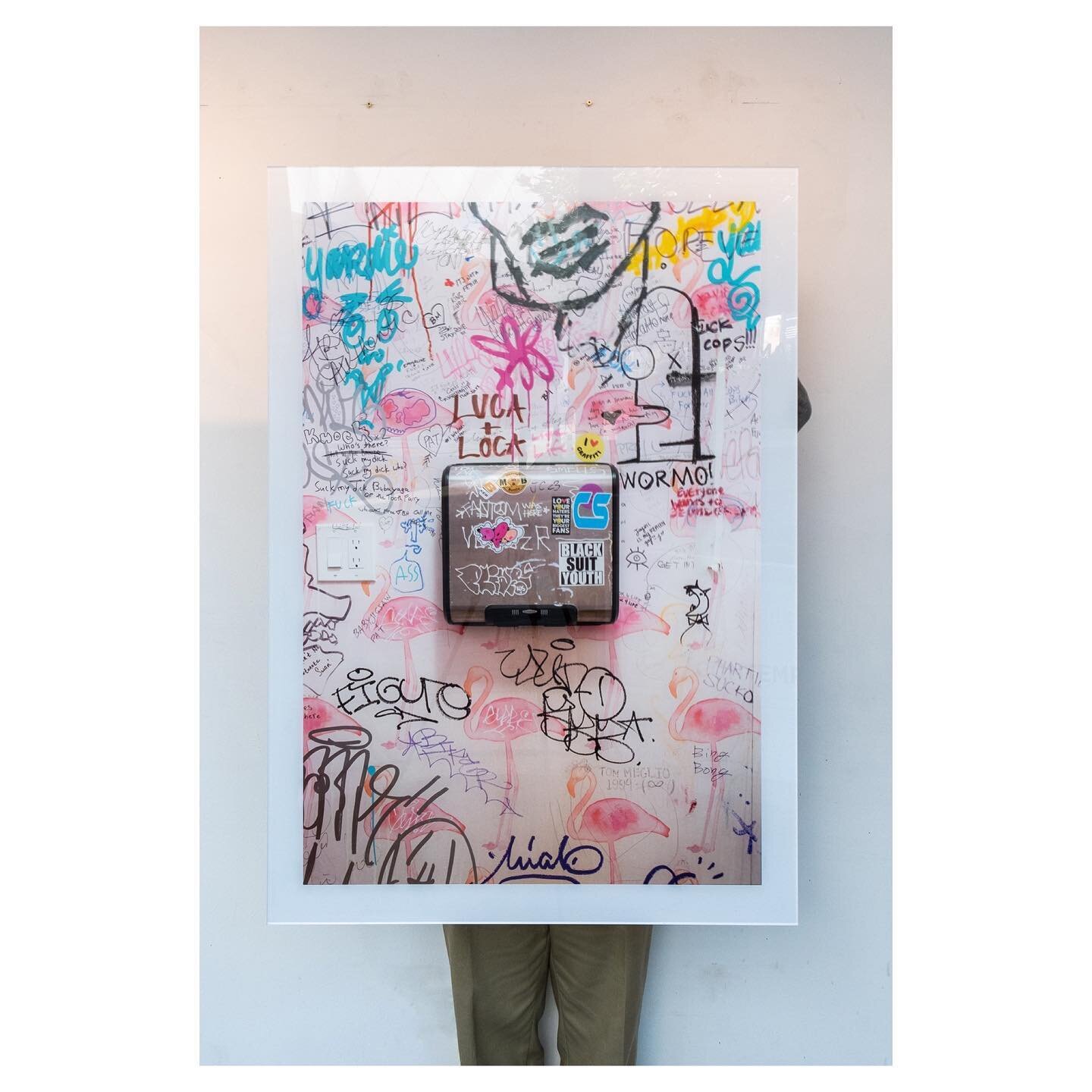 Bankside Hotel Residency 
-
As I begin my fourth week at @banksidehotel I thought I'd share some other work I have on show there. This is a recent addition to my 'Hand Dryer' series. Have a zoom in, there's plenty of entertaining scribbles on there t