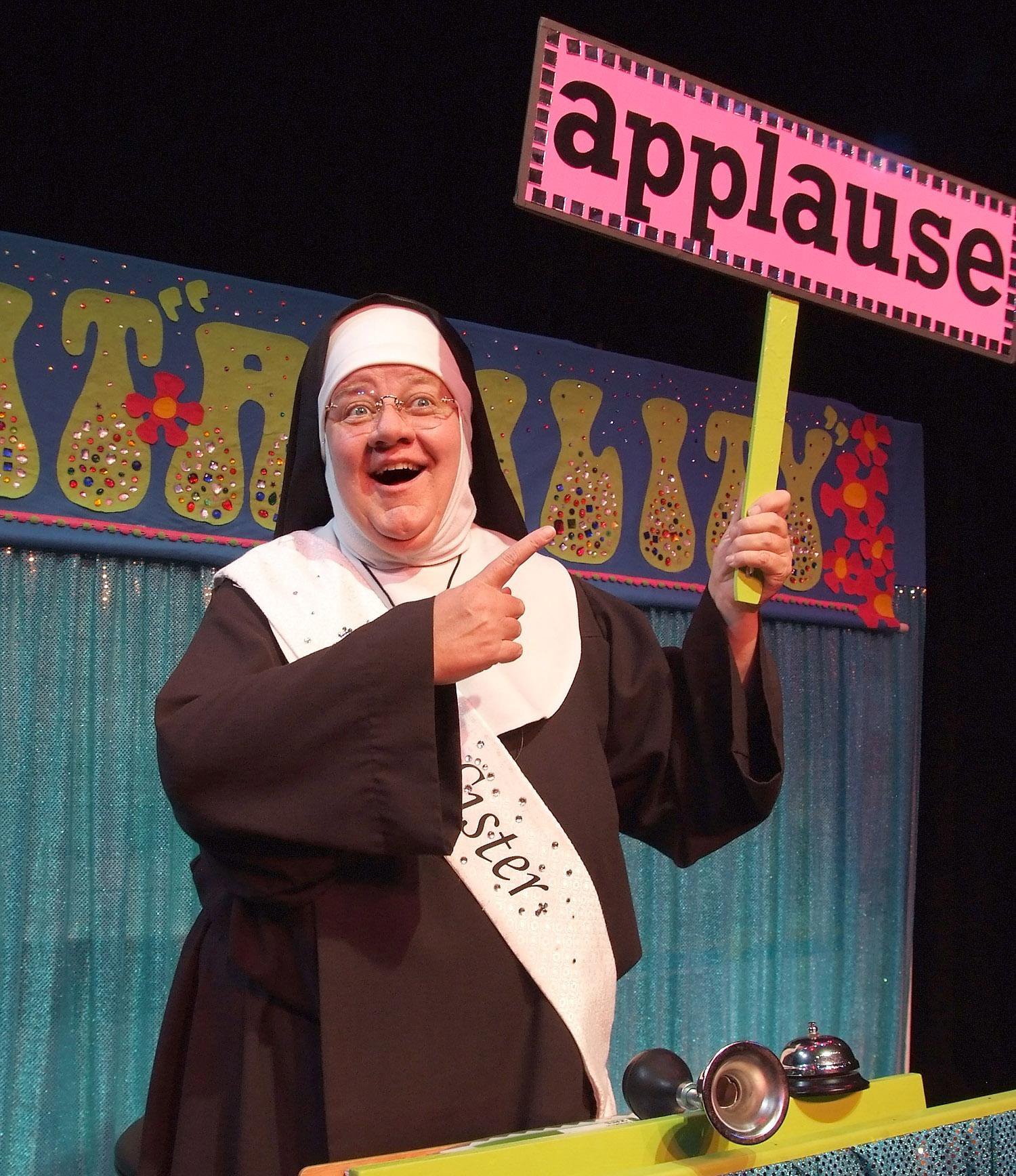 Maripat Donovan playing Sister in Late Nite Catechism