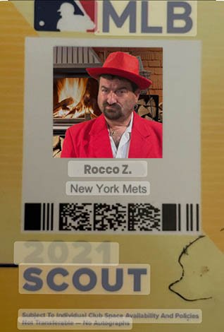Rocco Zamboni's MLB Scout Badge