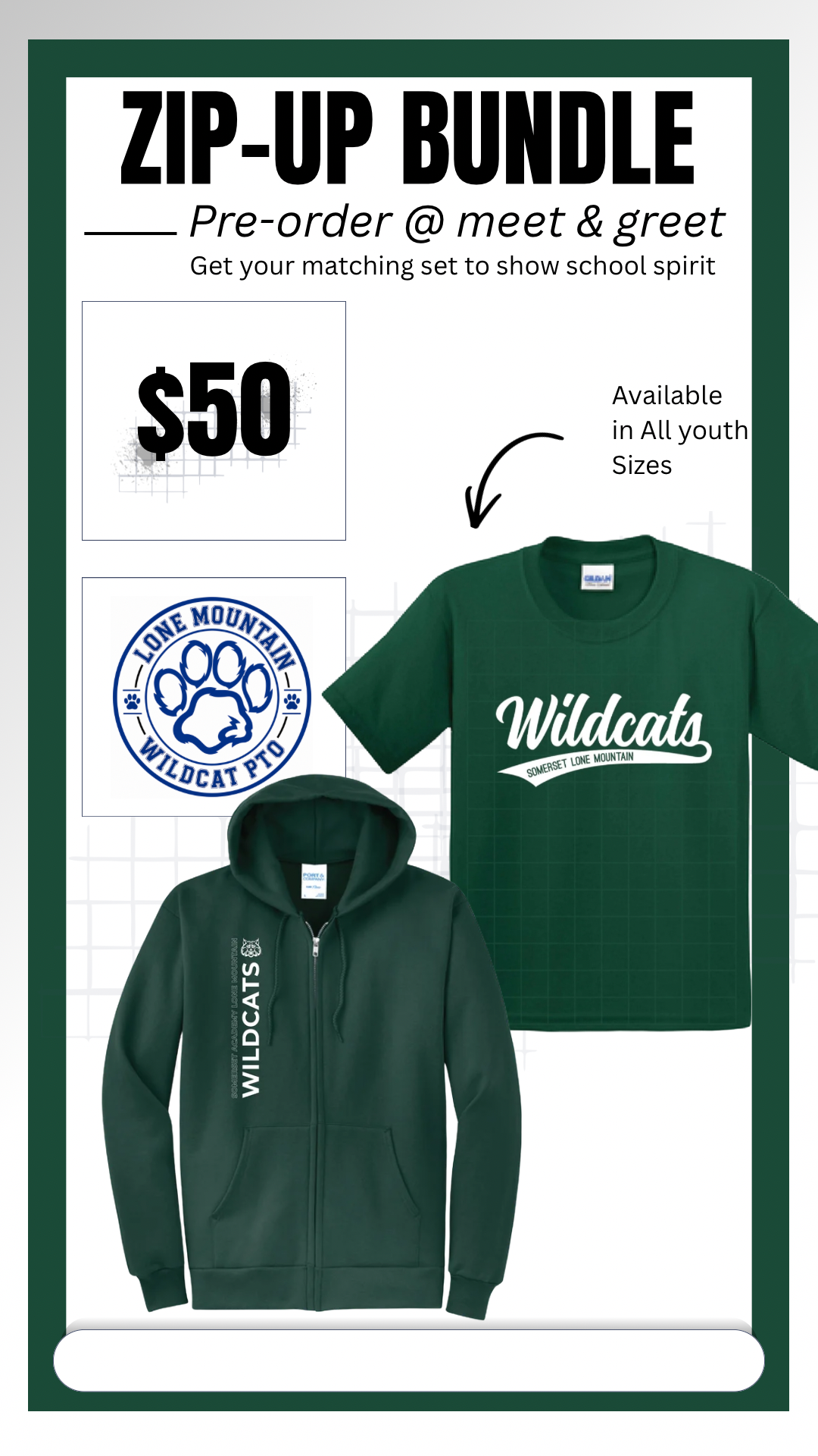 Wildcat Zip-Up bundle