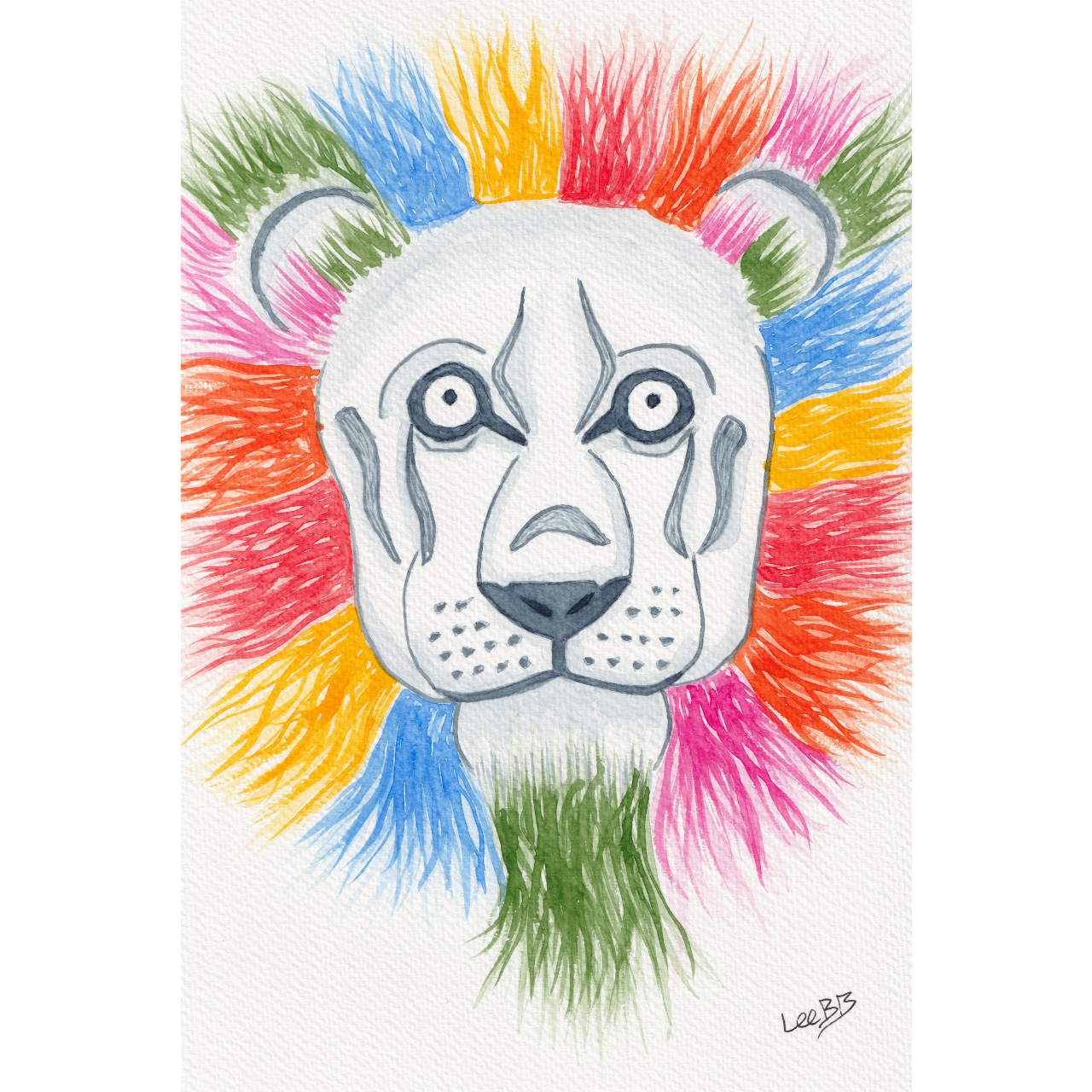 Wild Savanna Collection - Lee The Lion (Original)