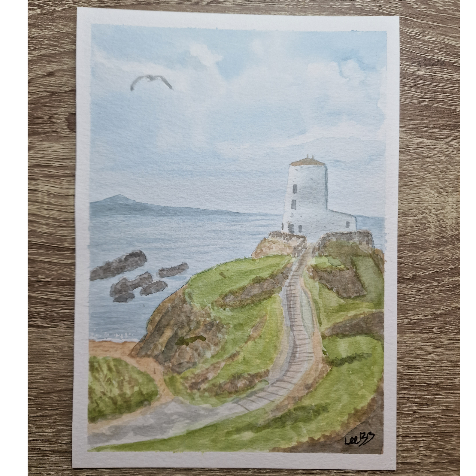 'Llanddwyn Island Lighthouse' (Original) - SOLD