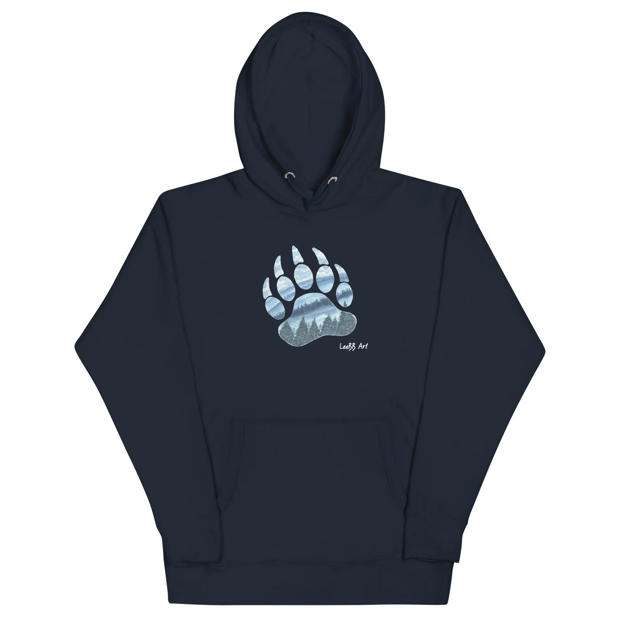 Bear Paw Print Unisex Hoodie