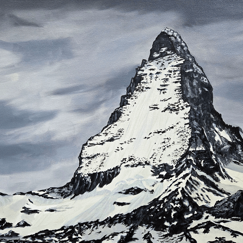Where Strength and Silence Converge — The Matterhorn in Oil