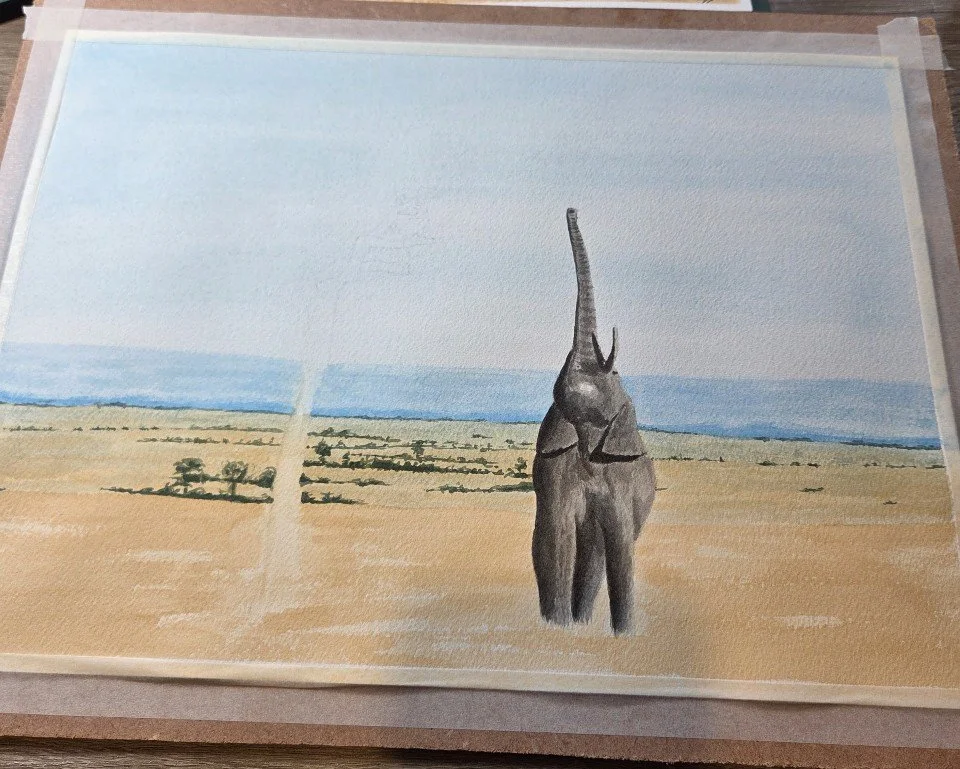 Savanah Elephant in progress 2.jpg
