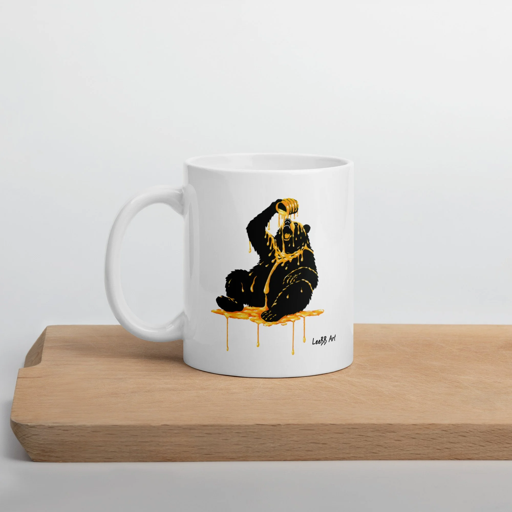 Honey Bear III - The Feast White Glossy Mug