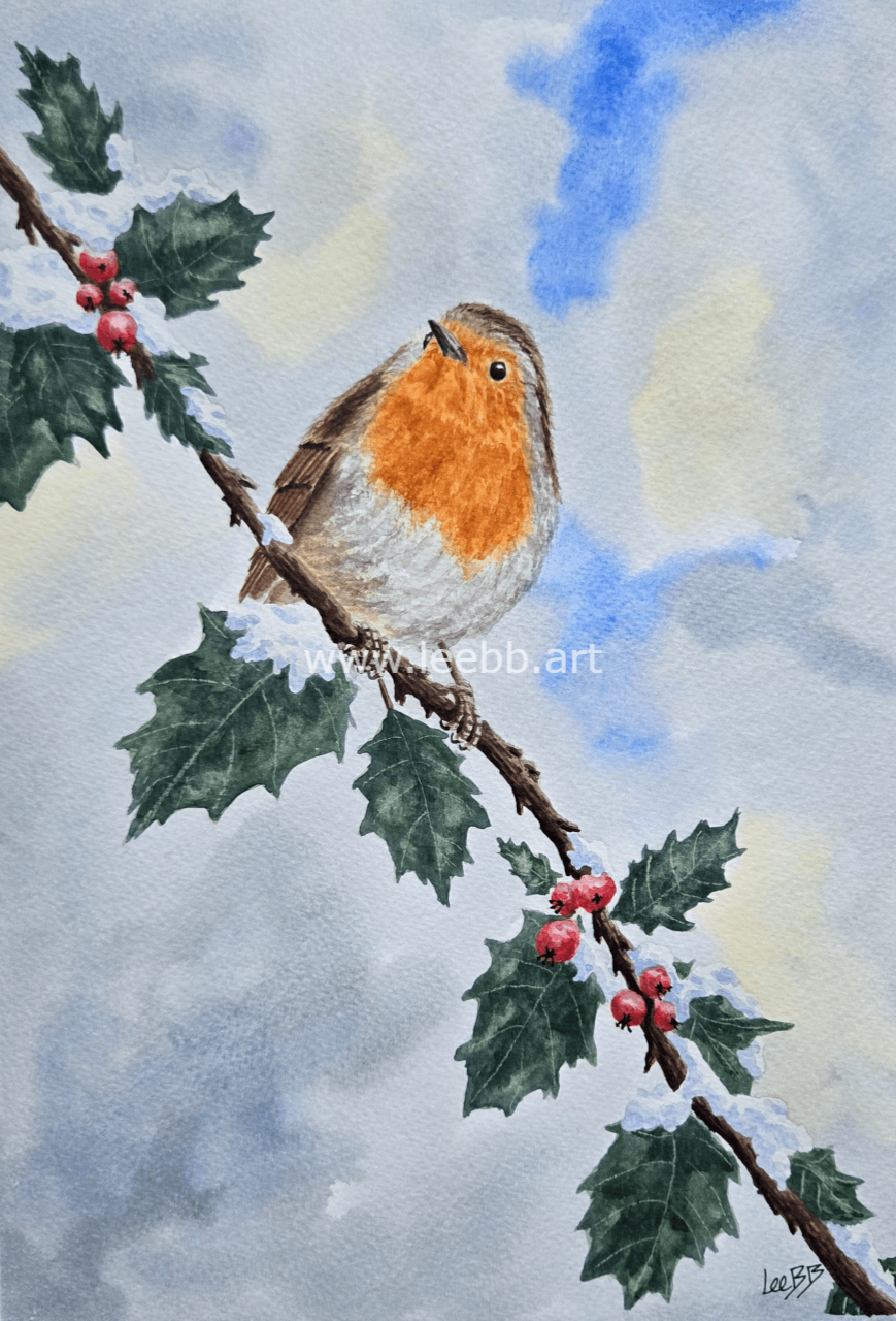 Winter Wonder original watercolour painting.