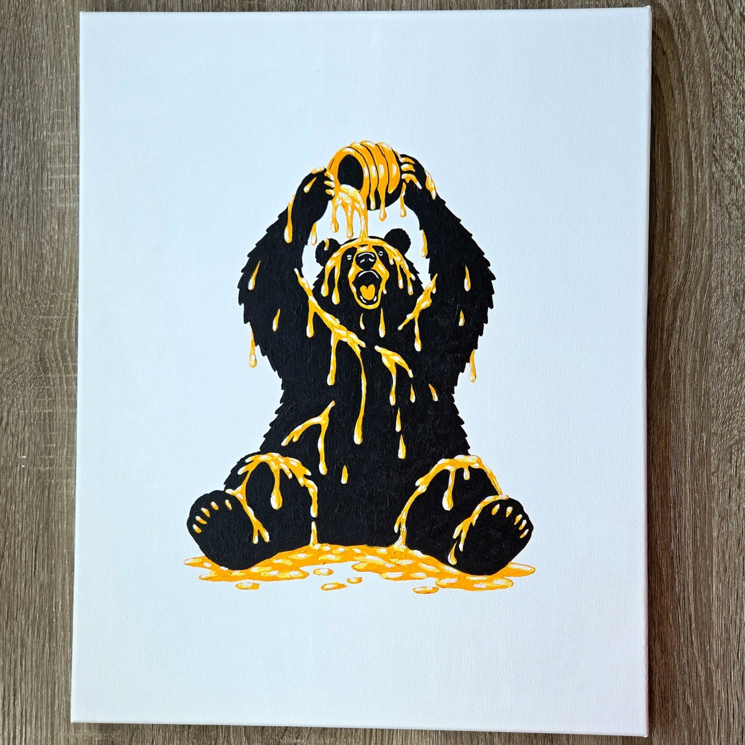 Sticky Delight Acrylic on Canvas