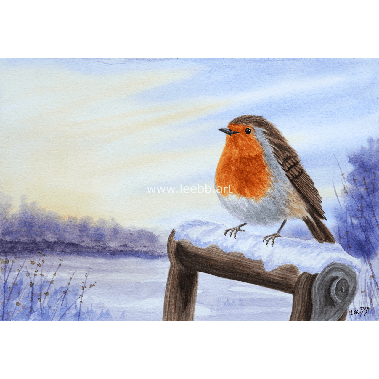 Winter Perch (Print)