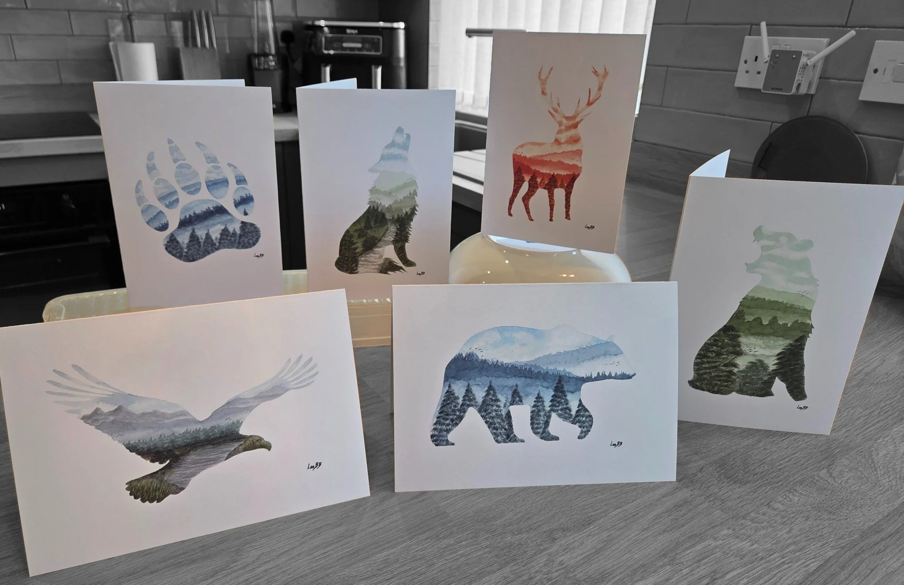Wilderness Series Greeting Cards – From Paintings to Keepsakes