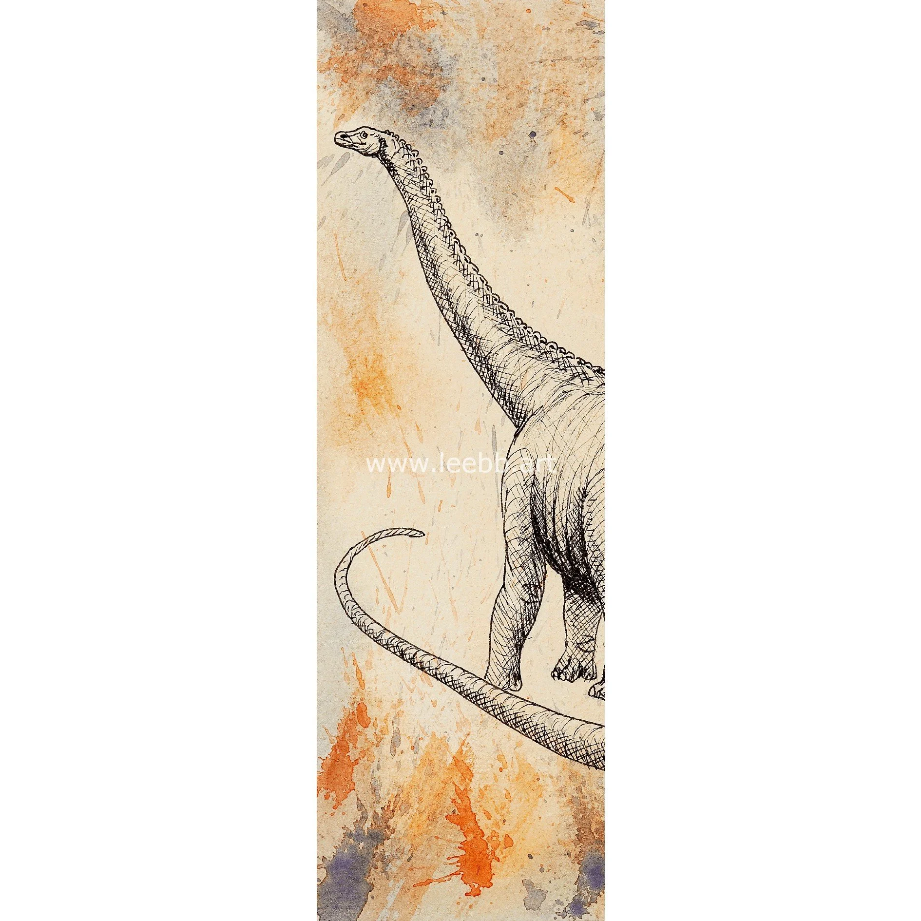 Diplodocus Dinosaur Bookmark – No. 9 of 12