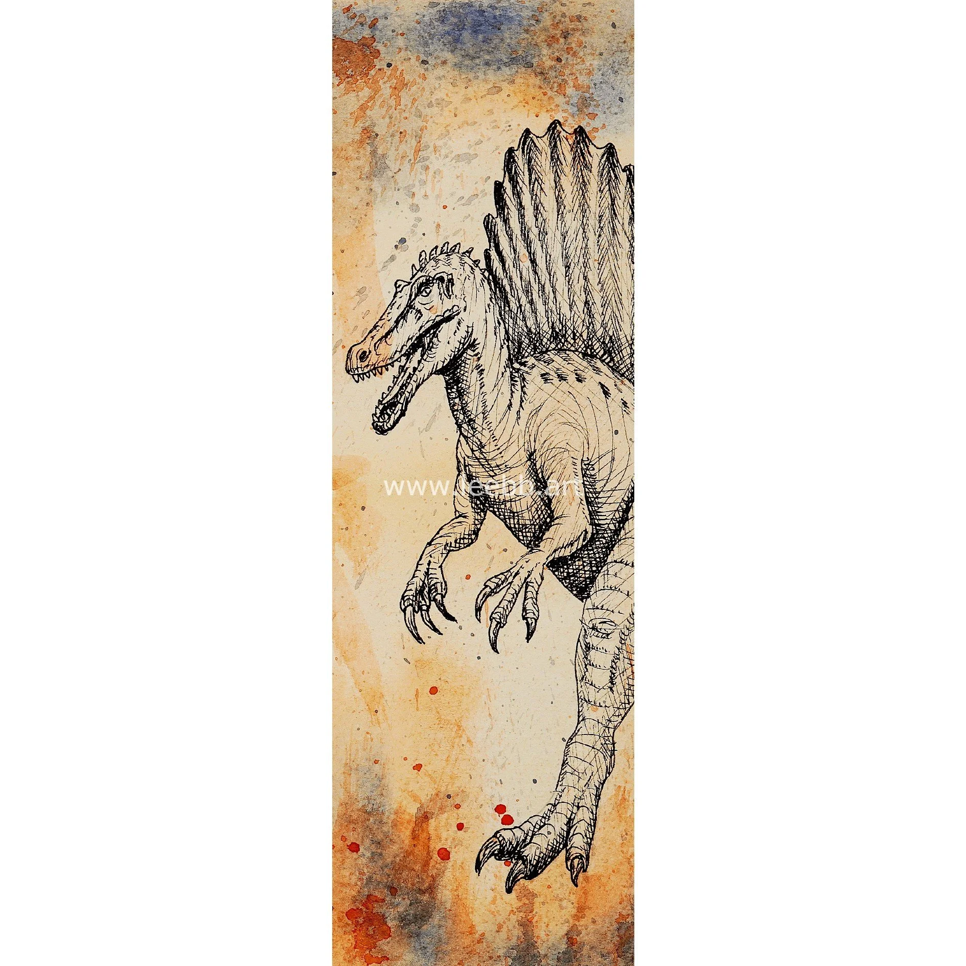 Spinosaurus Dinosaur Bookmark – No. 8 of 12