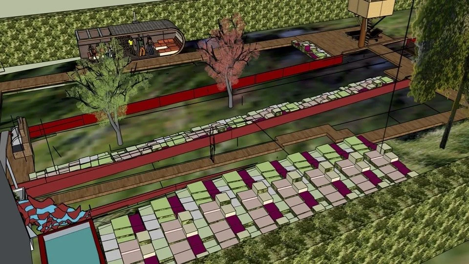 RAMP TO THE WOODLAND & TREE HOUSE - Ascot -uk - Project 5