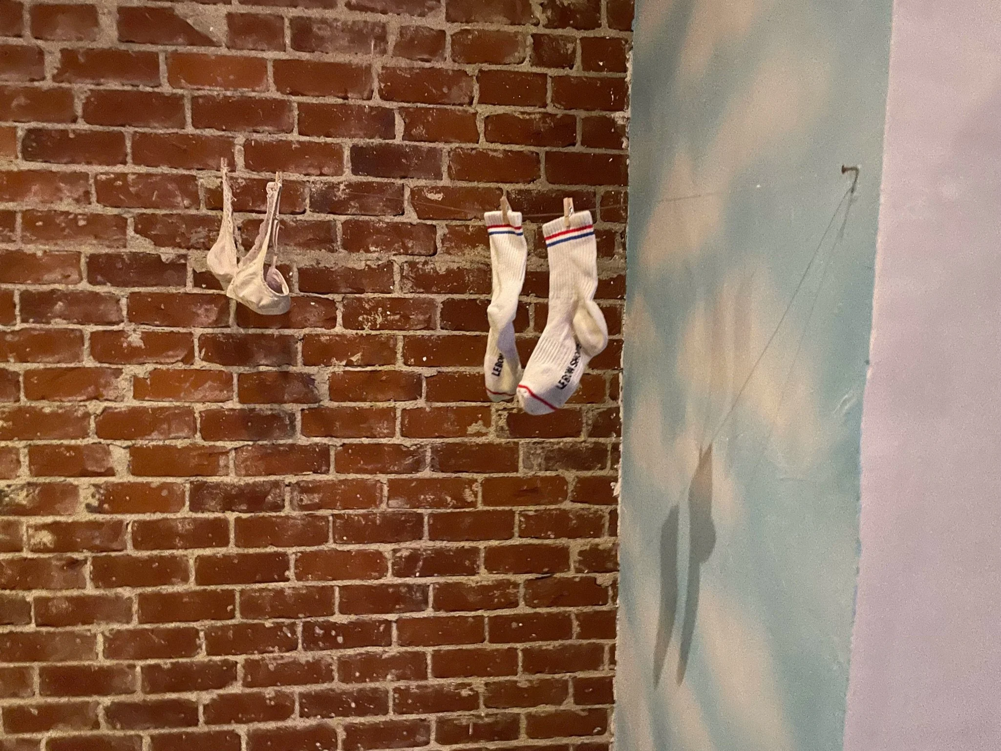 Part of "Upside Down Town" installation, 2022