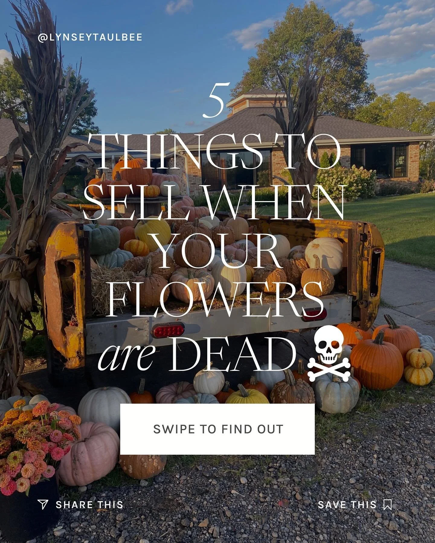 Just because it&rsquo;s fall and your flowers are ☠️ doesn&rsquo;t mean sales have to stop.

October is full of opportunities to keep the cash flowing:
🌸 Next season&rsquo;s subscriptions &mdash; your flowers are still fresh in your customers&rsquo;