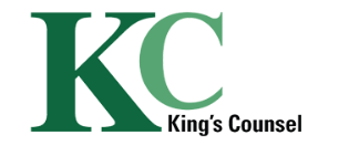 "KC, Kings Counsel" logo