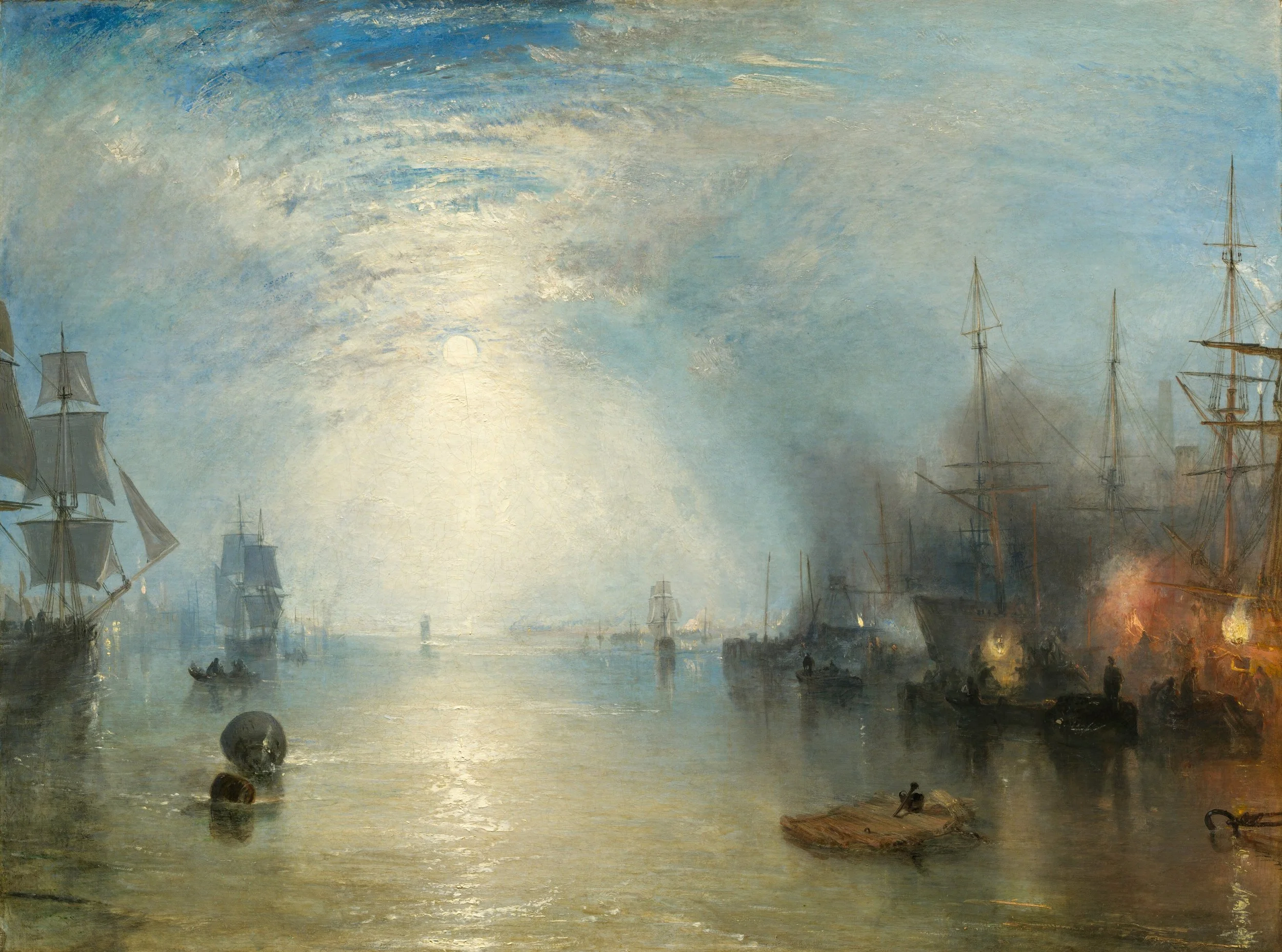 Keelmen Heaving in Coals by Moonlight 1835  Joseph Mallord William Turner
