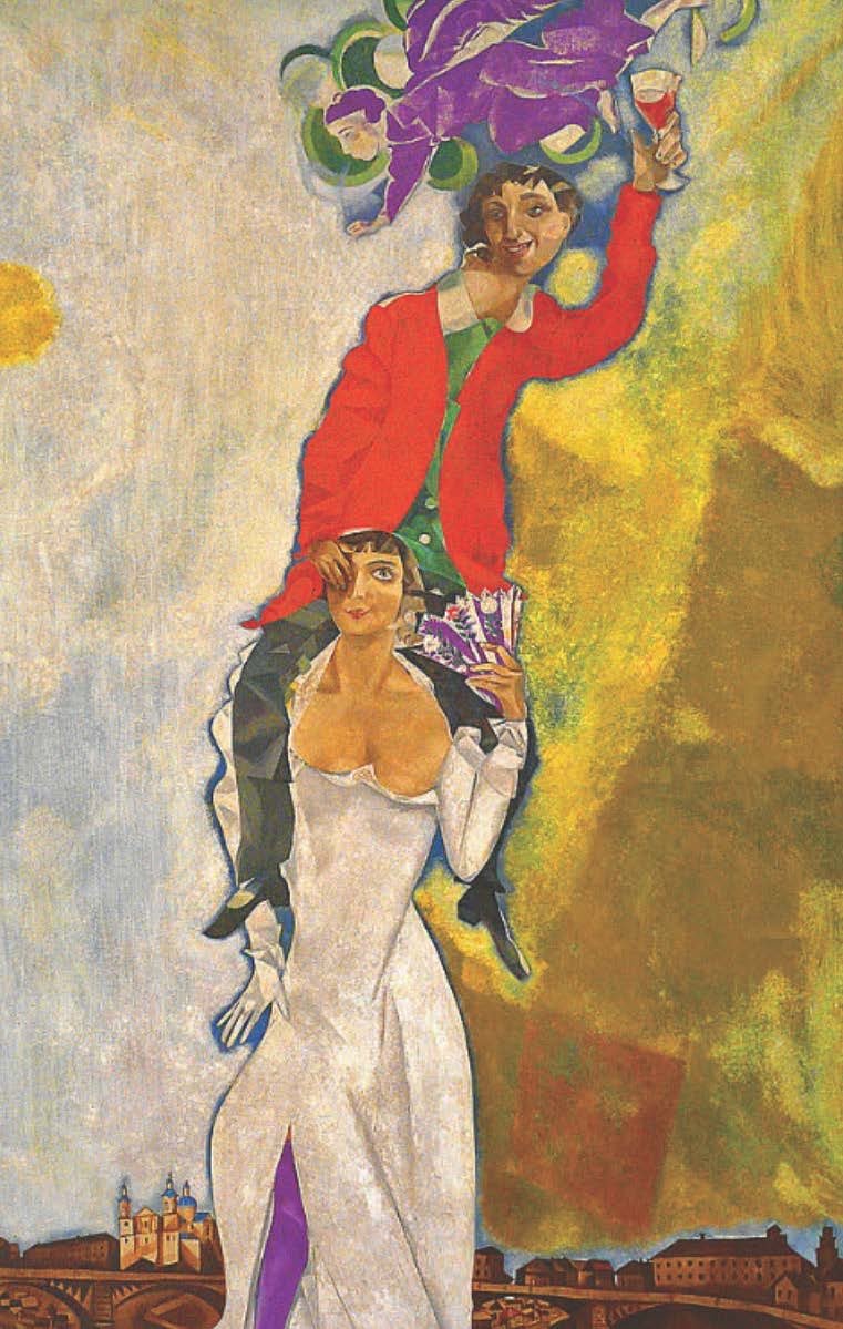 And what it’s like for Chagall to be in love!