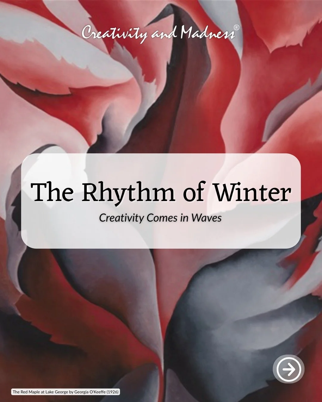 Creativity comes in waves. Winter invites stillness, reflection, and pause. Trust the process~what&rsquo;s unfolding beneath the surface will emerge when the timing is right.

✨ Read the full blog in the link in bio.

#mentalhealthawareness #mentalhe