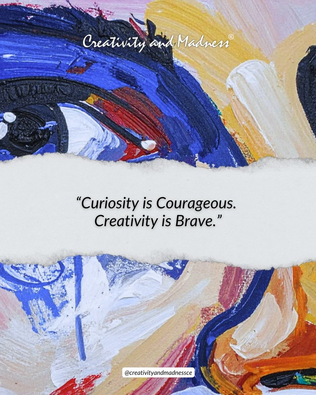 Curiosity is Courageous. Creativity is Brave. 💙

✨ Read the full blog in the link in bio.

#CuriosityAndCreativity #CreativeWellness #MentalHealthAwareness #PsychologyInsights #CreativeGrowth