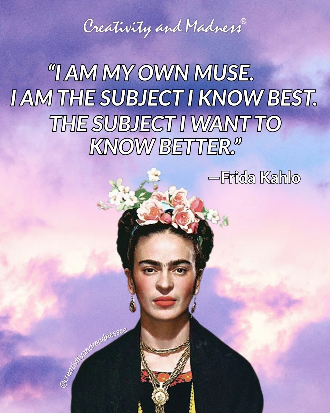&ldquo;I am my own muse. I am the subject I know best. The subject I want to know better.&rdquo; &mdash; Frida Kahlo 

In honor of Women&rsquo;s Month, we celebrate all women and embrace their creativity,  courage, and power. 

#womenempowerment #wom