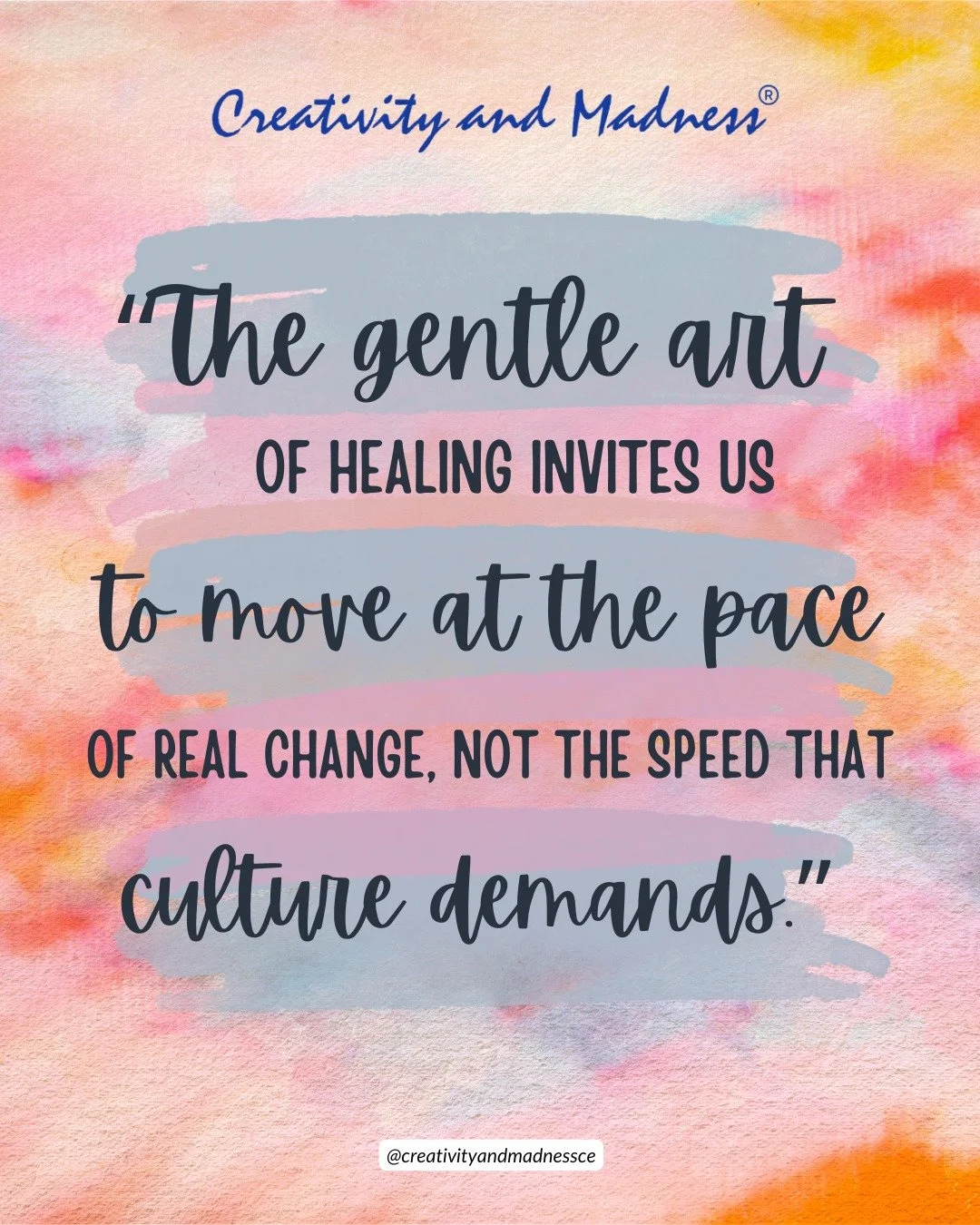 The gentle art of healing reminds us that true change unfolds at its own pace, not the hurried speed our culture expects. Embrace the journey, honor your growth, and allow healing to happen naturally. 🩵

#healingjourney #selfgrowth #mentalhealth #we